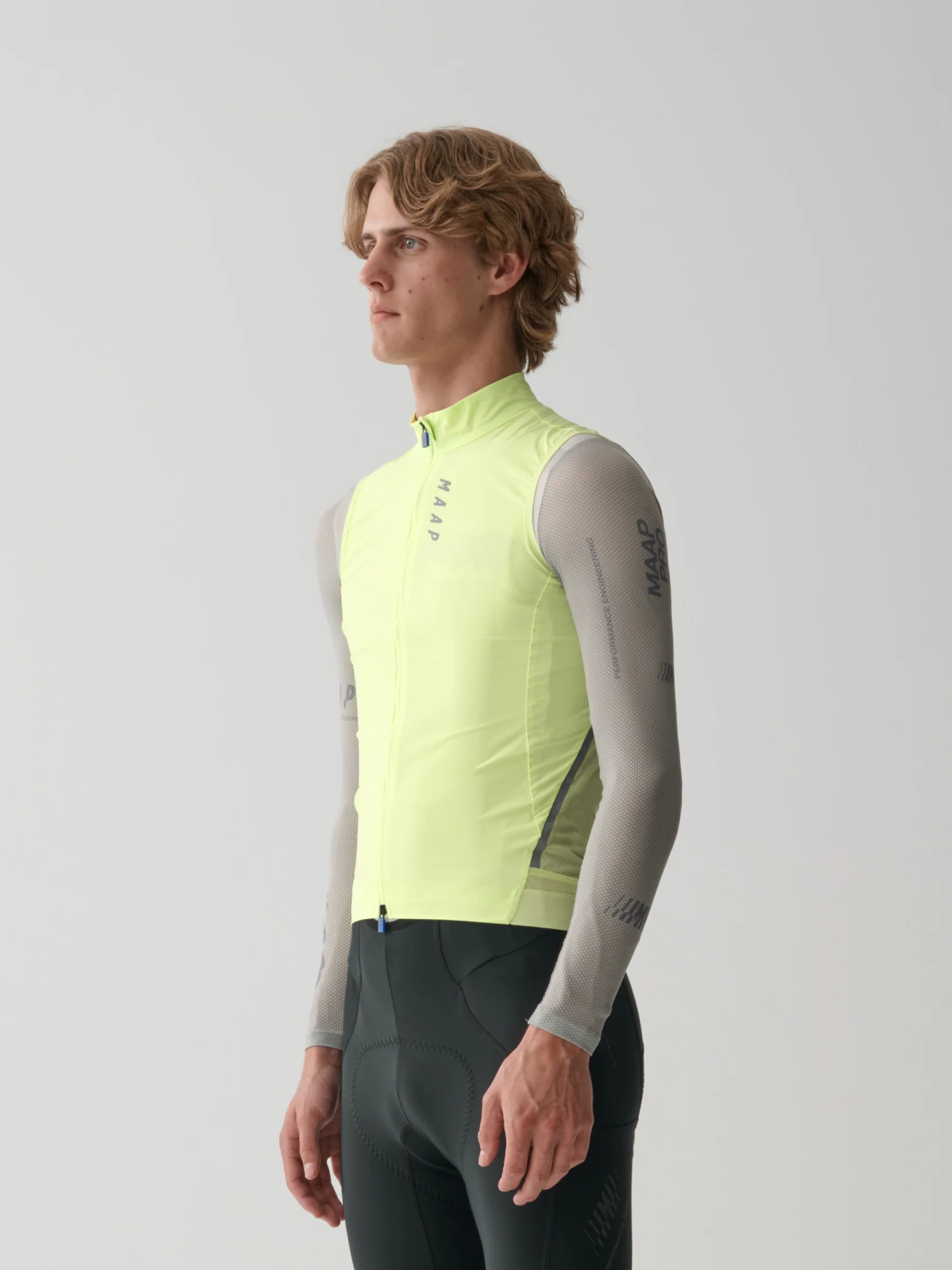 MAAP Flow Men's Vest Shadow Lime - Image 2