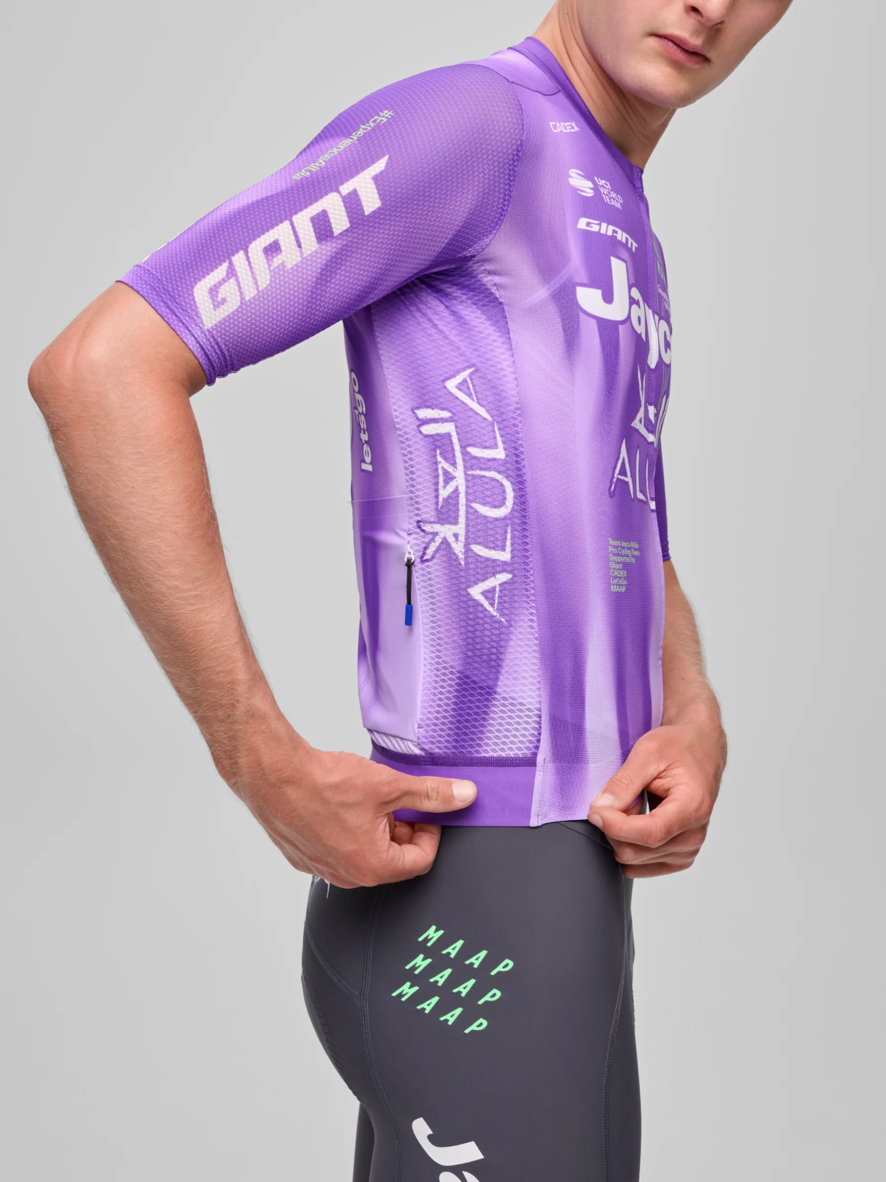 MAAP GreenEDGE 26 Men's Pro Air Jersey 3.0 Electric Purple - Image 6