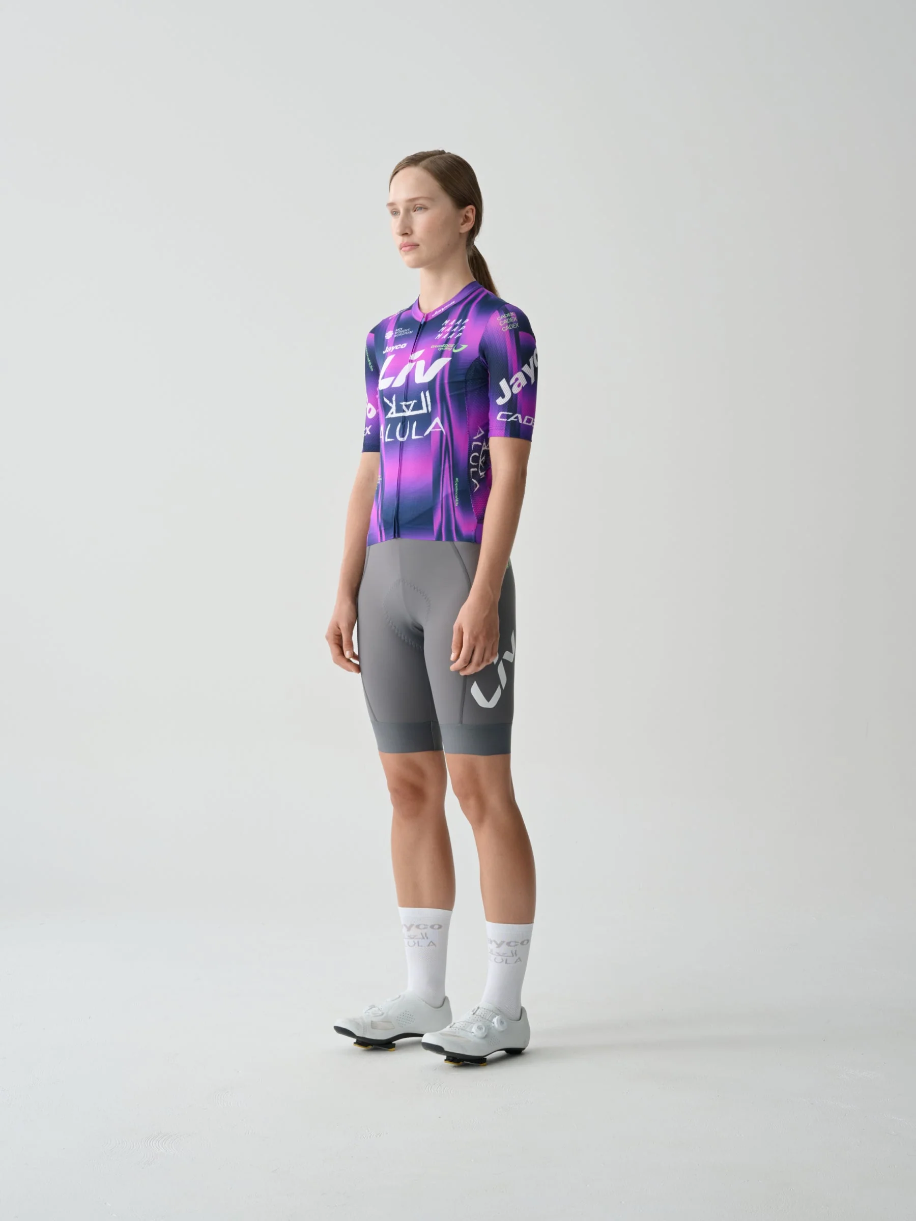 MAAP GreenEDGE Women's Team Bib Evo Shadow/White - Image 4