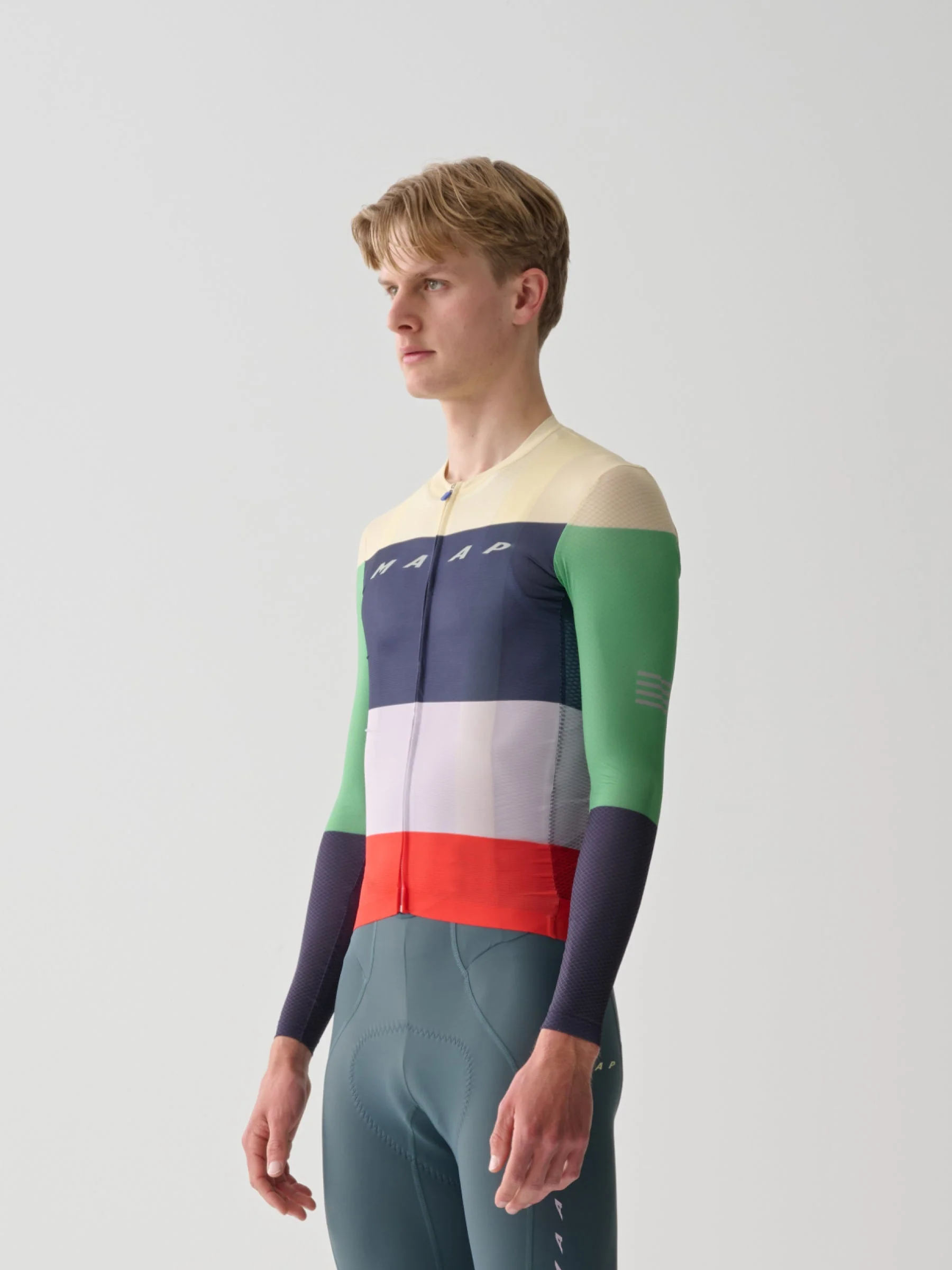 MAAP Level Pro Air Men's Longsleeve Jersey 2.0 Navy Mix - Image 4