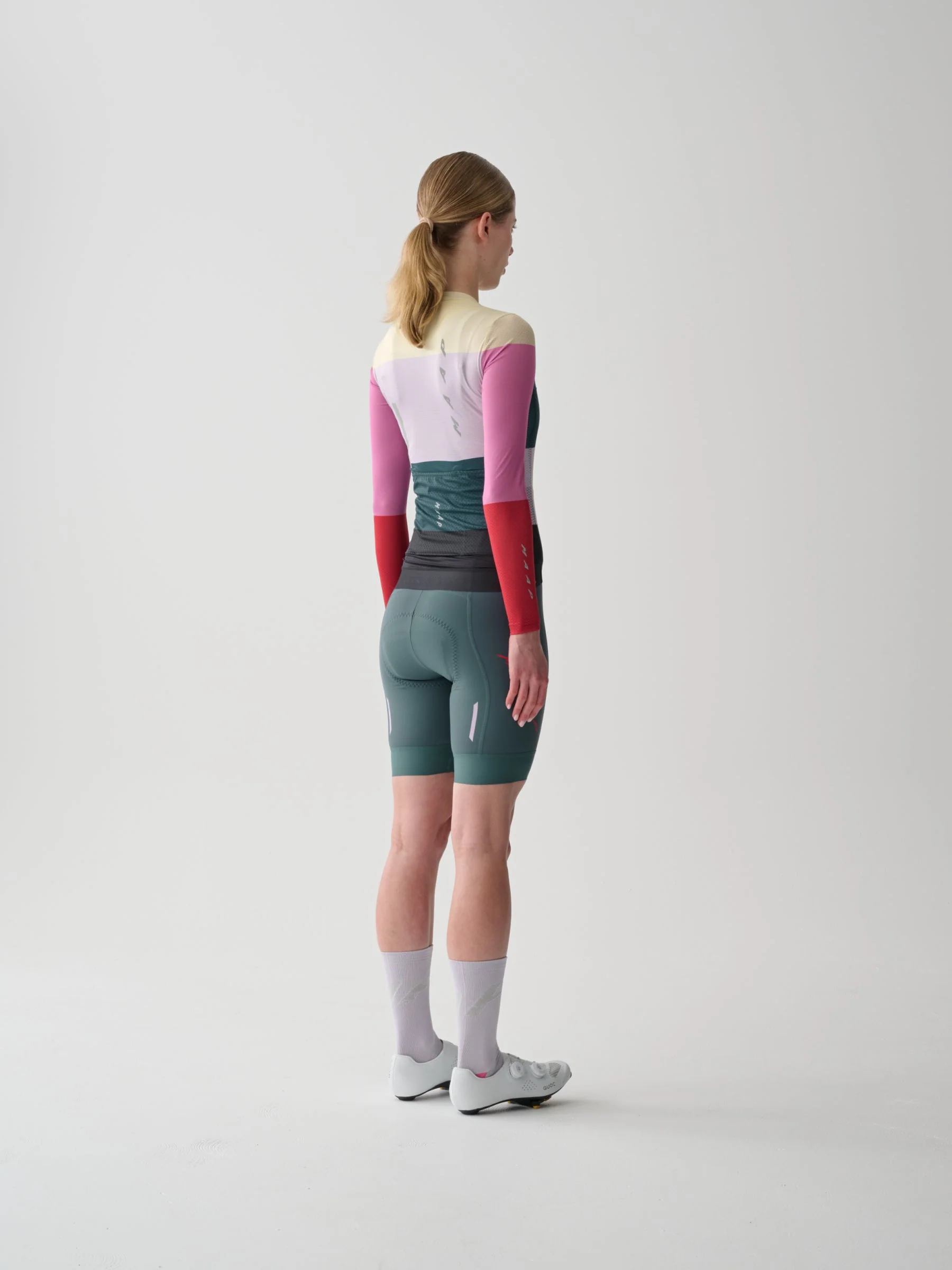 MAAP Level Pro Air Women's Longsleeve Jersey 2.0 Deep Teal Mix - Image 2