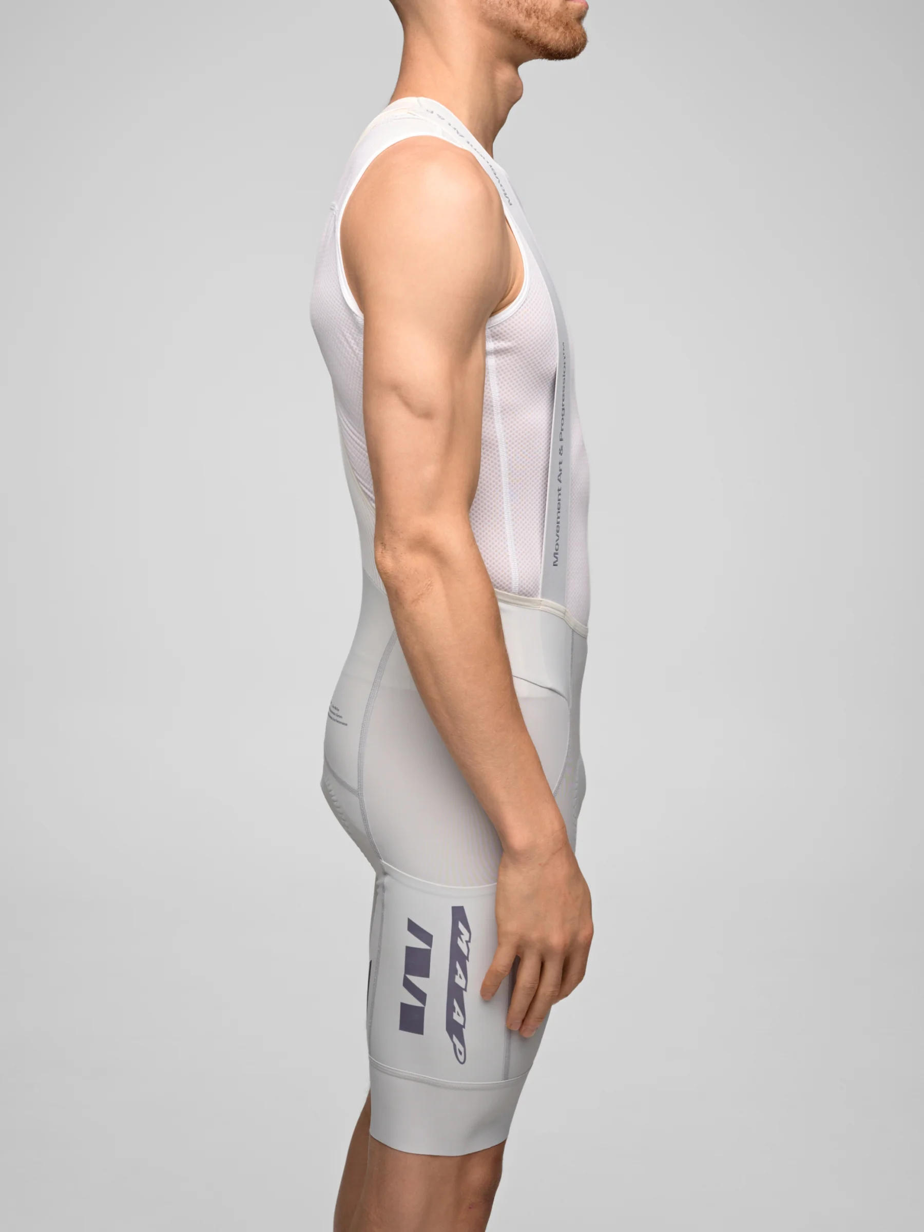 MAAP Drome Men's Team Bib Evo Cargo Ice Gray - Image 5