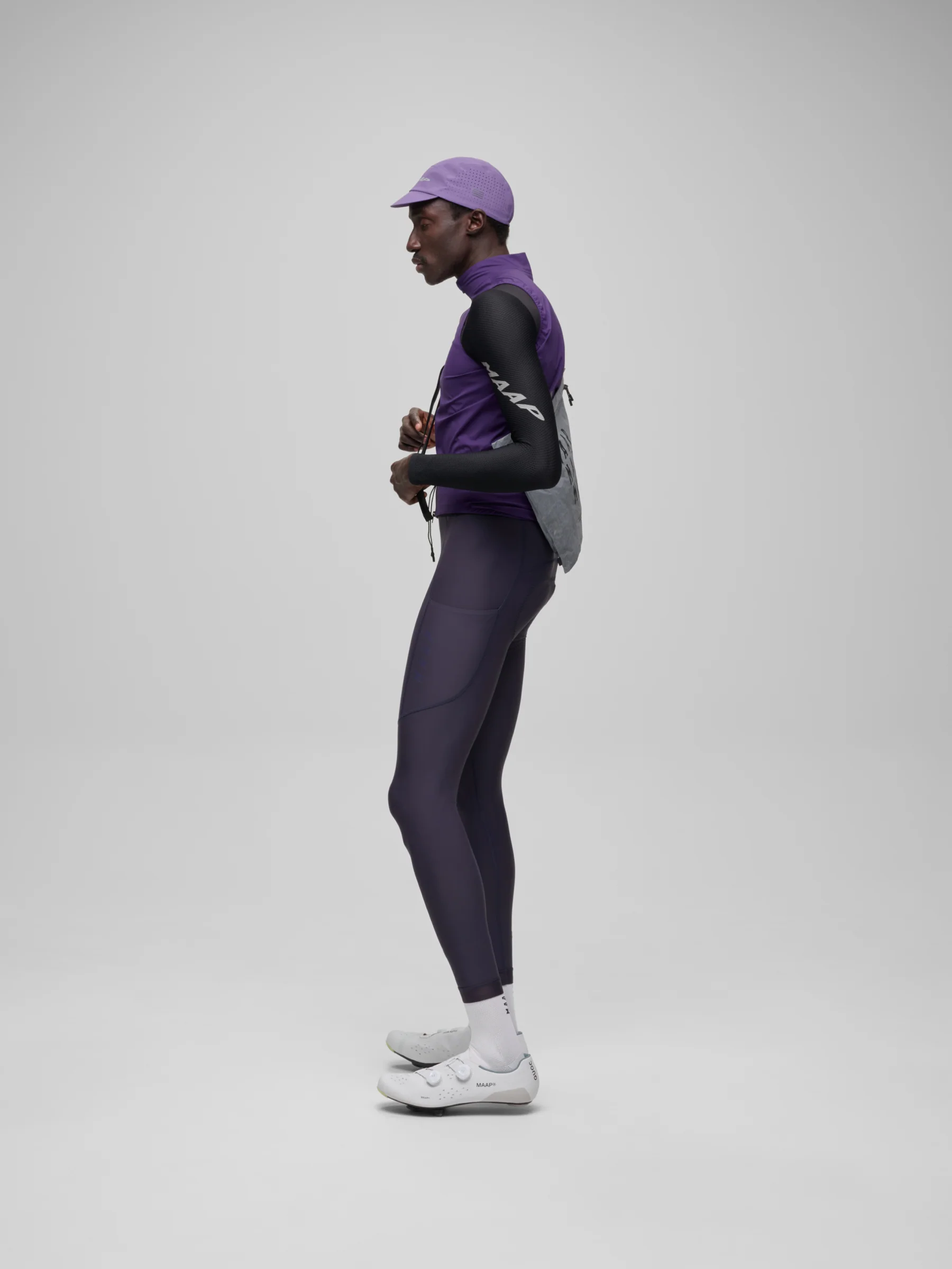 MAAP Men's Team Bib Evo Cargo Tights Deep Navy - Image 2