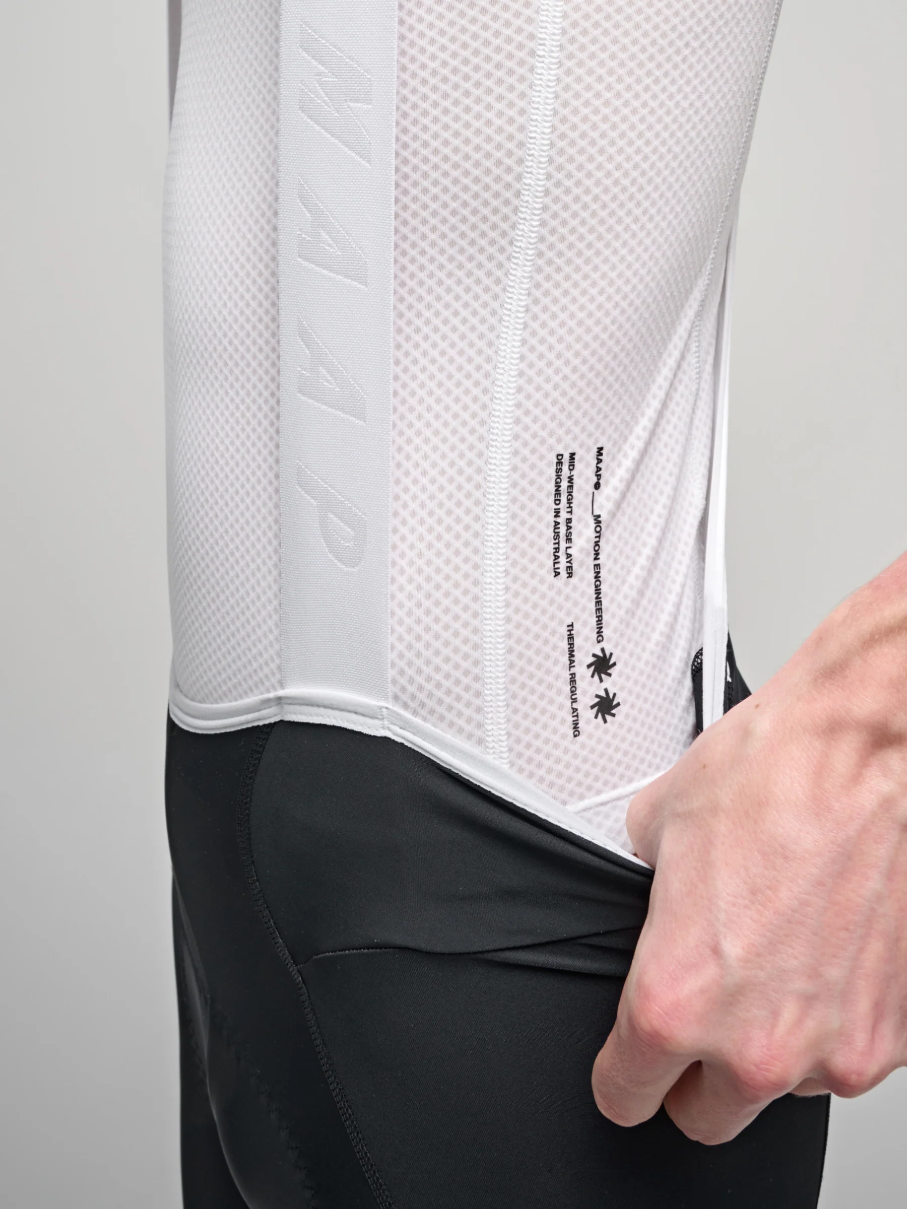 MAAP Men's Team Mesh Base Layer White - Image 5