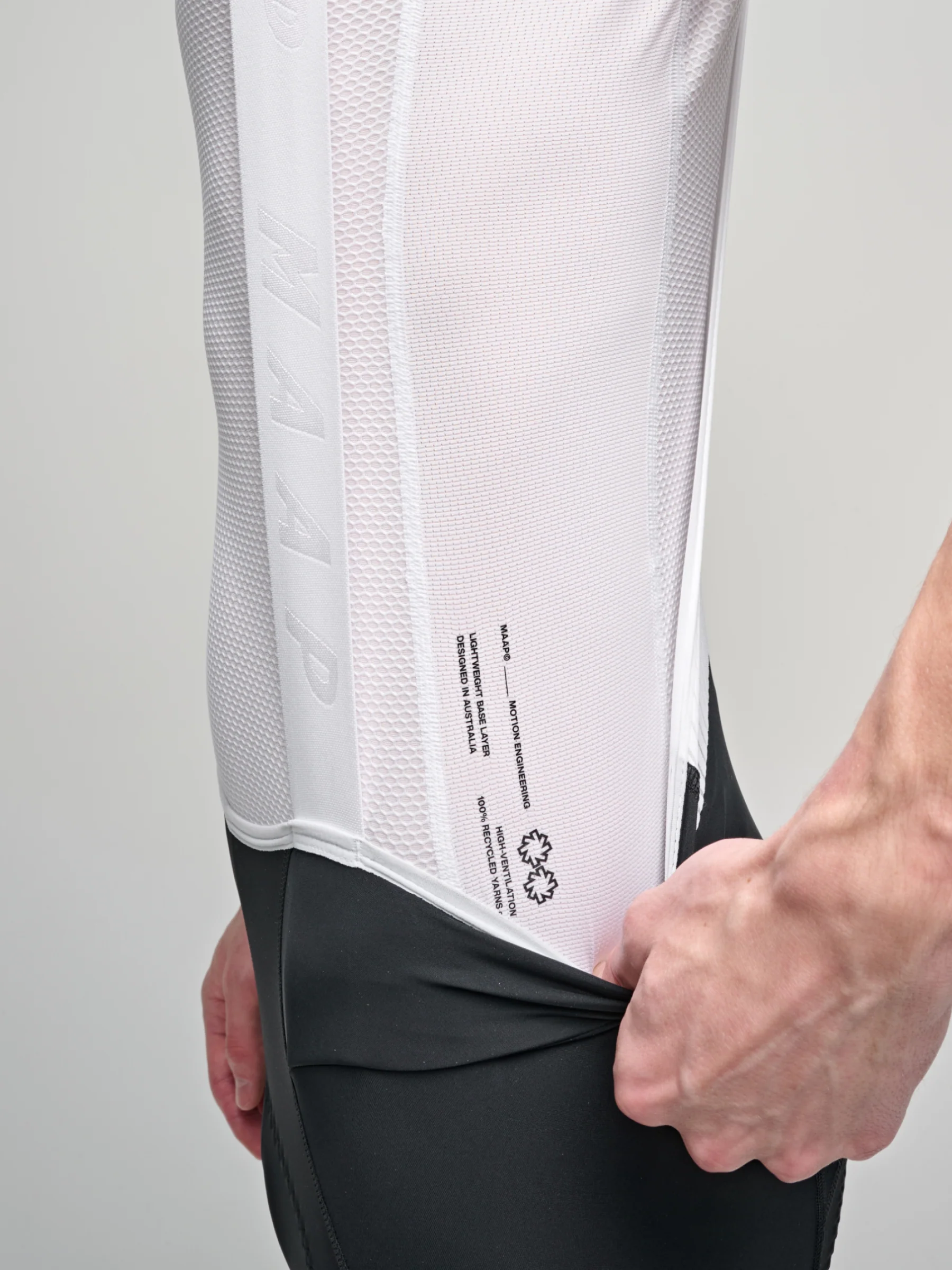 MAAP Men's Team Mid Weight Base Layer White - Image 5