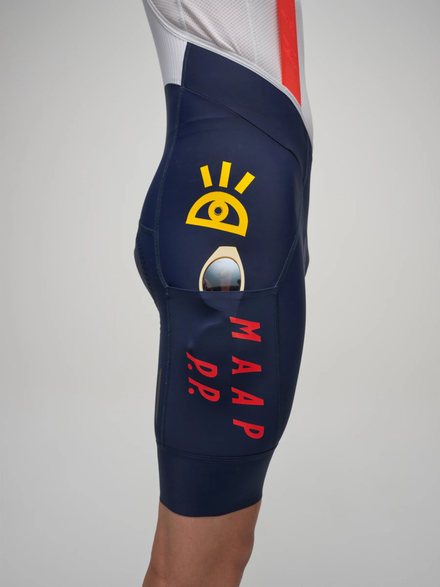 MAAP x Public Possession Men's Team Bib Evo Cargo Navy - Image 4
