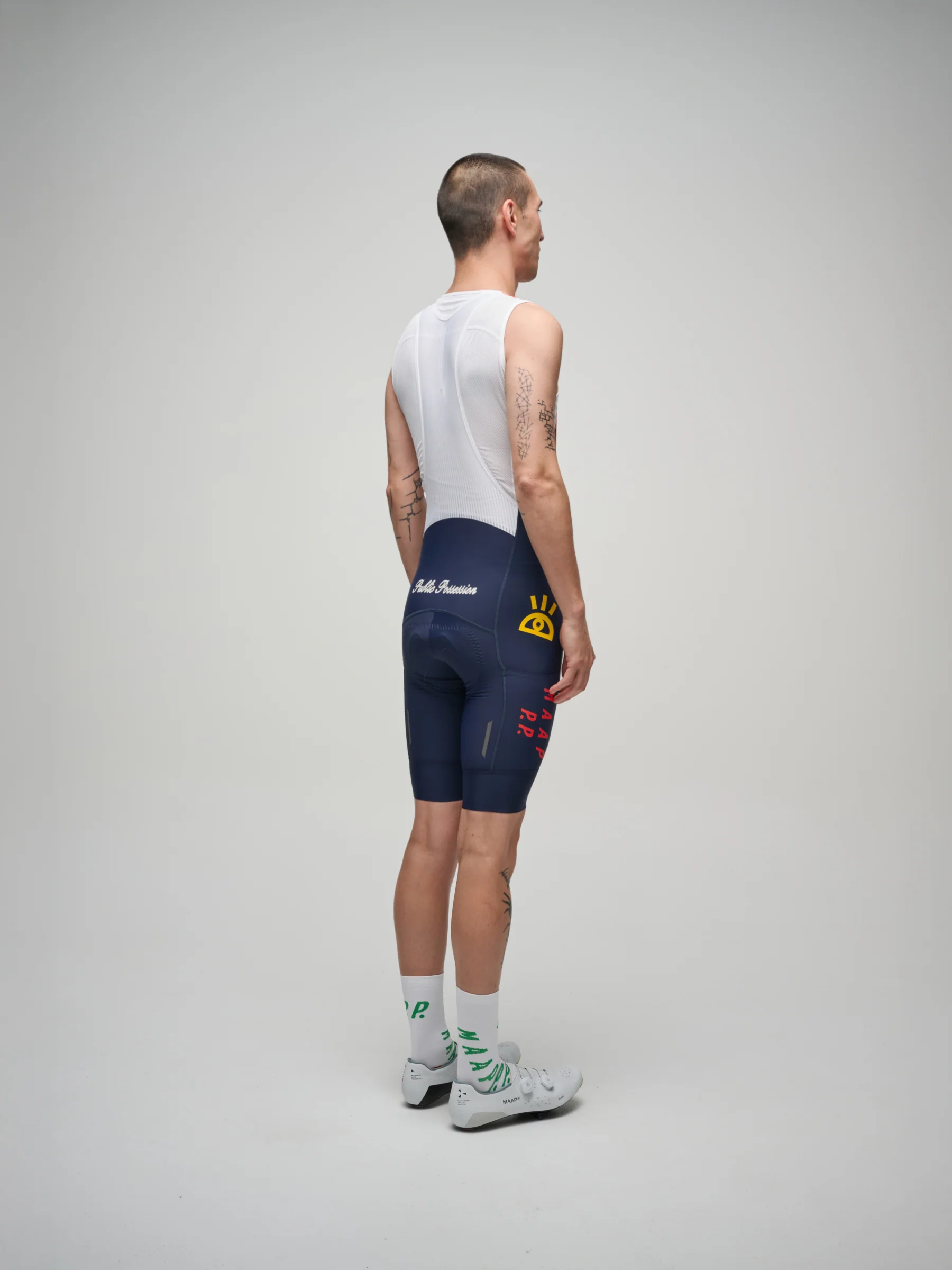MAAP x Public Possession Men's Team Bib Evo Cargo Navy - Image 5
