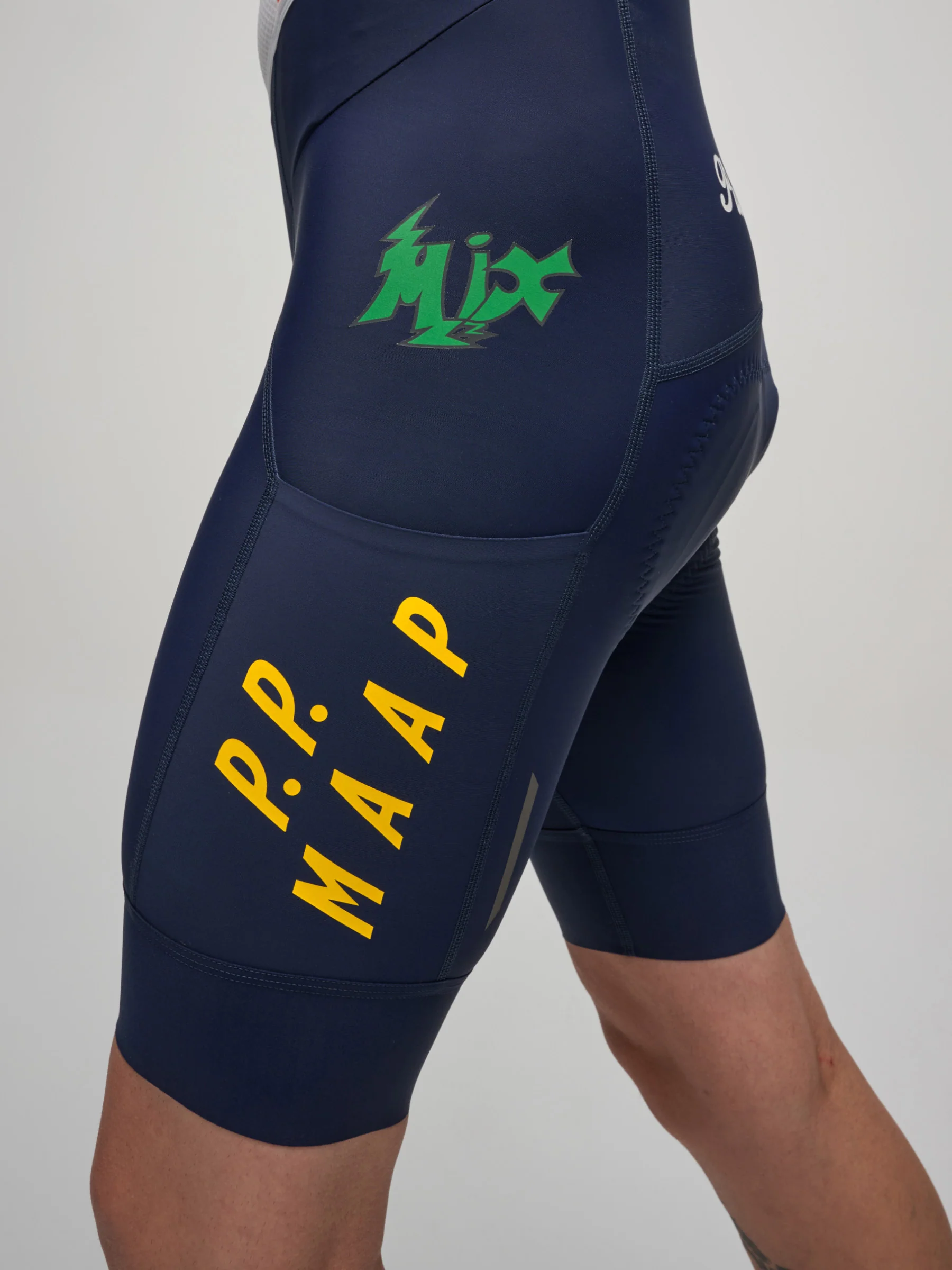 MAAP x Public Possession Men's Team Bib Evo Cargo Navy - Image 6
