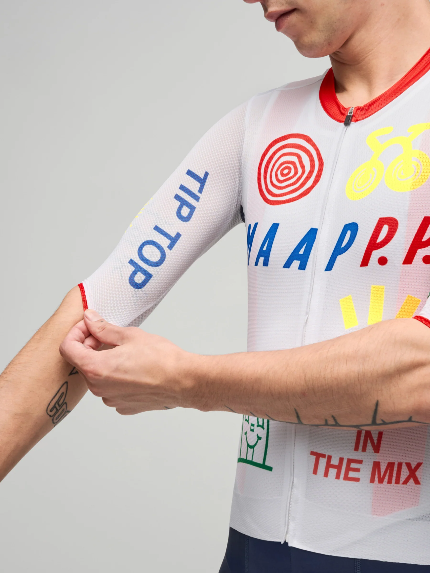 MAAP x Public Possession Pro Air Men's Jersey 3.0 White - Image 5