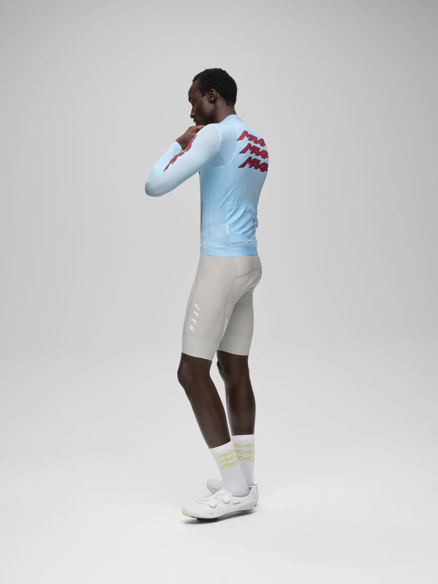 MAAP Pulse Men's Pro Air Longsleeve Jersey 3.0 Cerulean - Image 3