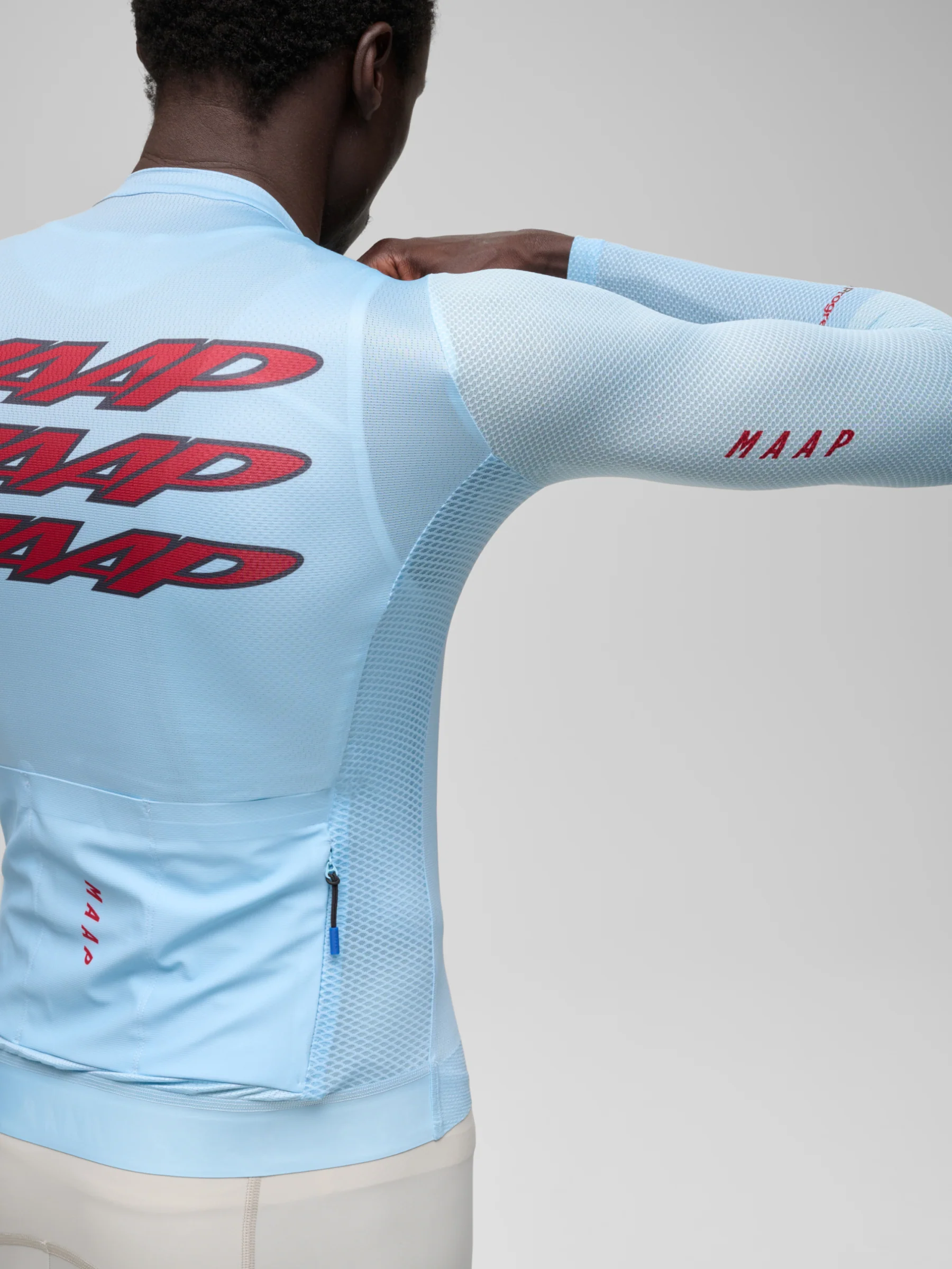 MAAP Pulse Men's Pro Air Longsleeve Jersey 3.0 Cerulean - Image 5