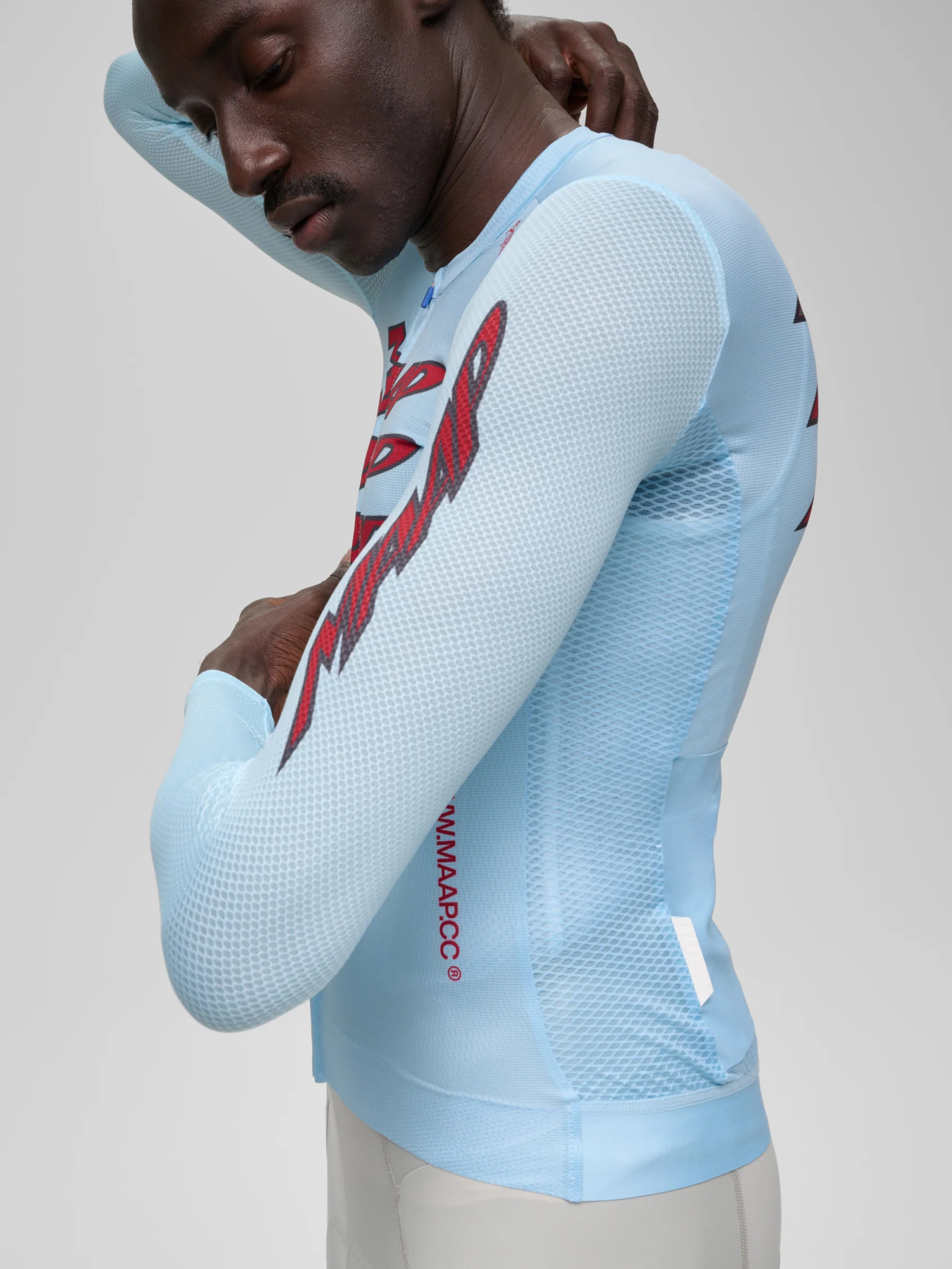 MAAP Pulse Men's Pro Air Longsleeve Jersey 3.0 Cerulean - Image 7