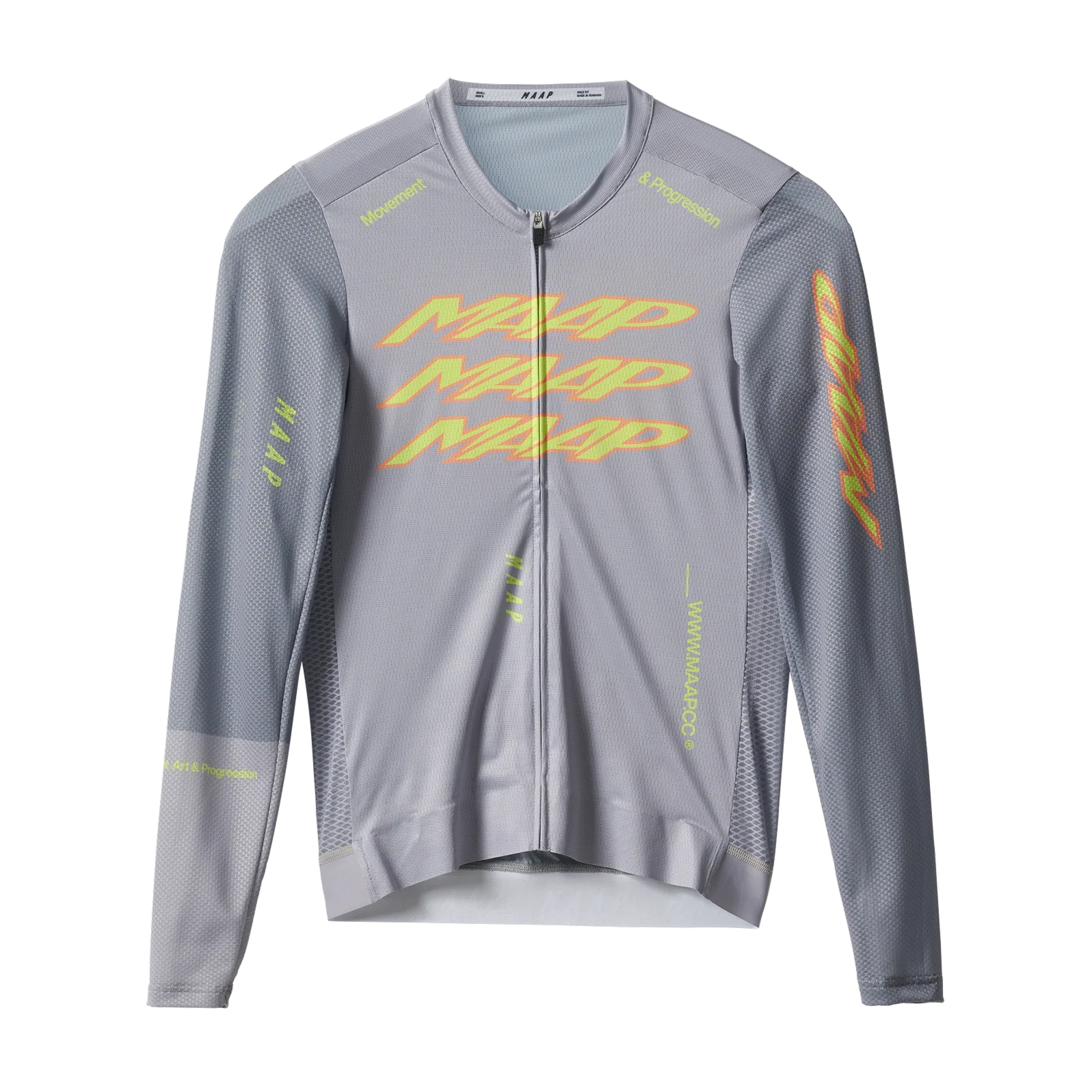 MAAP Pulse Men's Pro Air Longsleeve Jersey 3.0 Platinum Grey