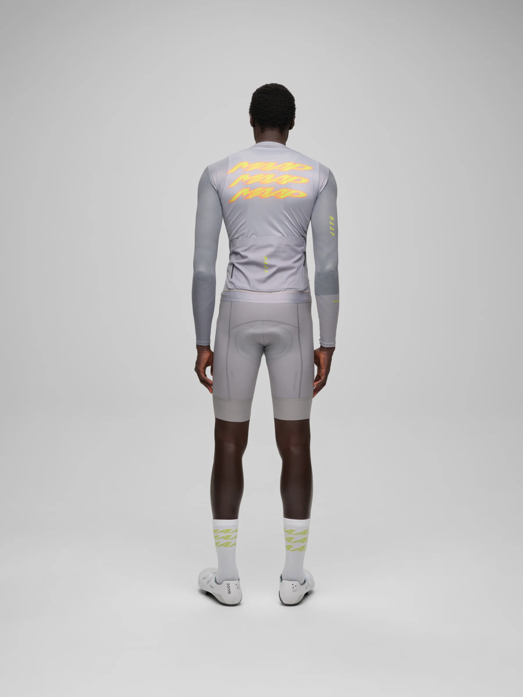 MAAP Pulse Men's Pro Air Longsleeve Jersey 3.0 Platinum Grey - Image 3