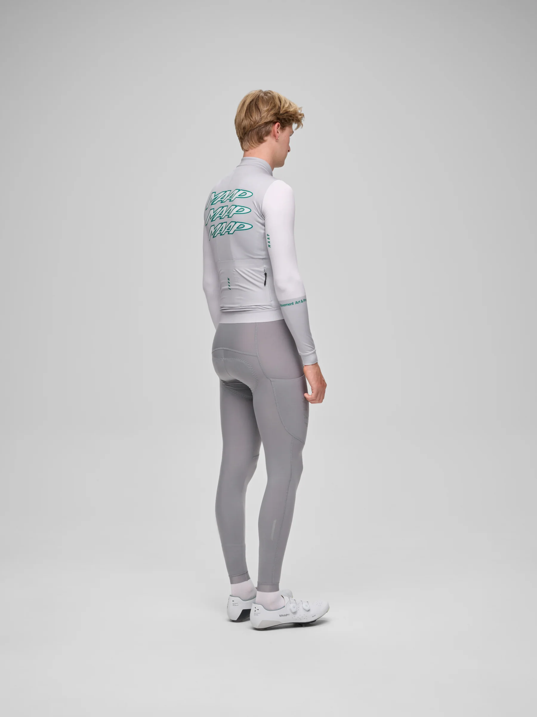 MAAP Pulse Men's Thermal Longsleeve Jersey Flint - Image 3