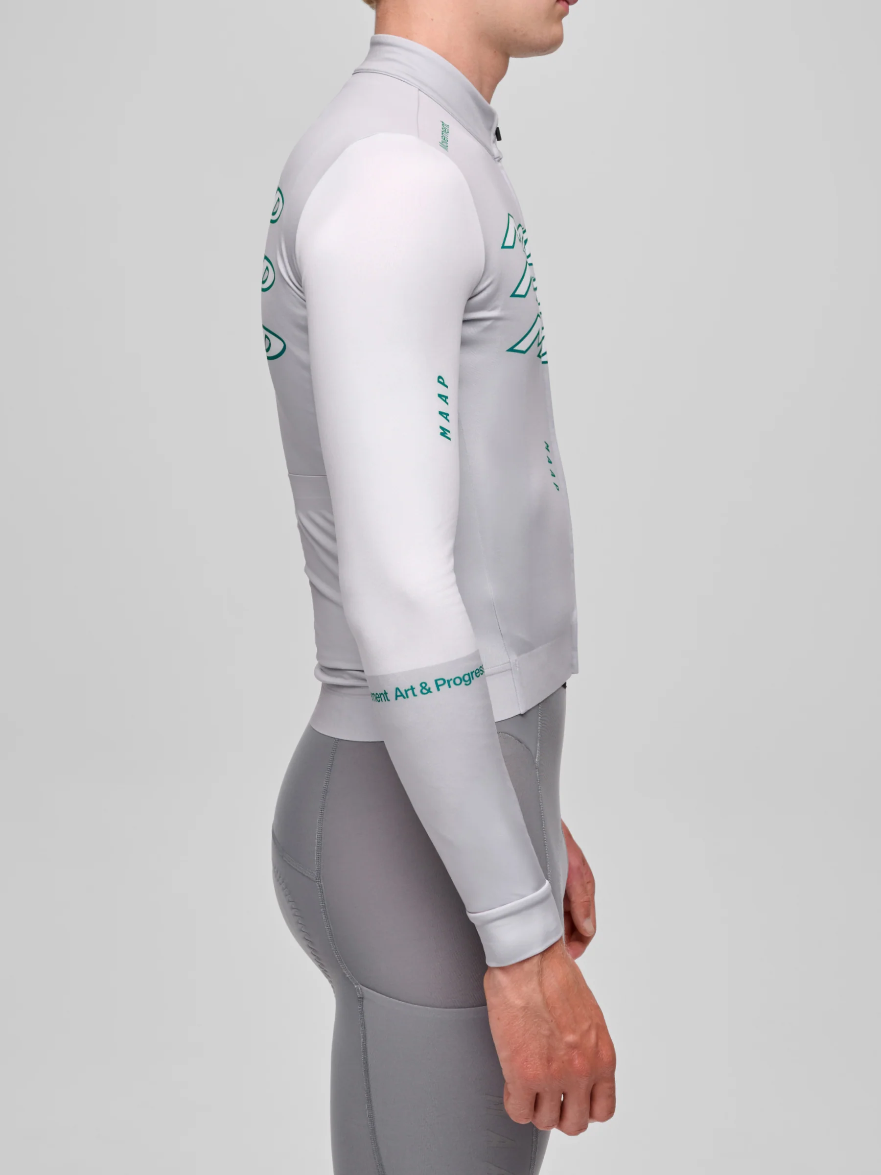 MAAP Pulse Men's Thermal Longsleeve Jersey Flint - Image 4