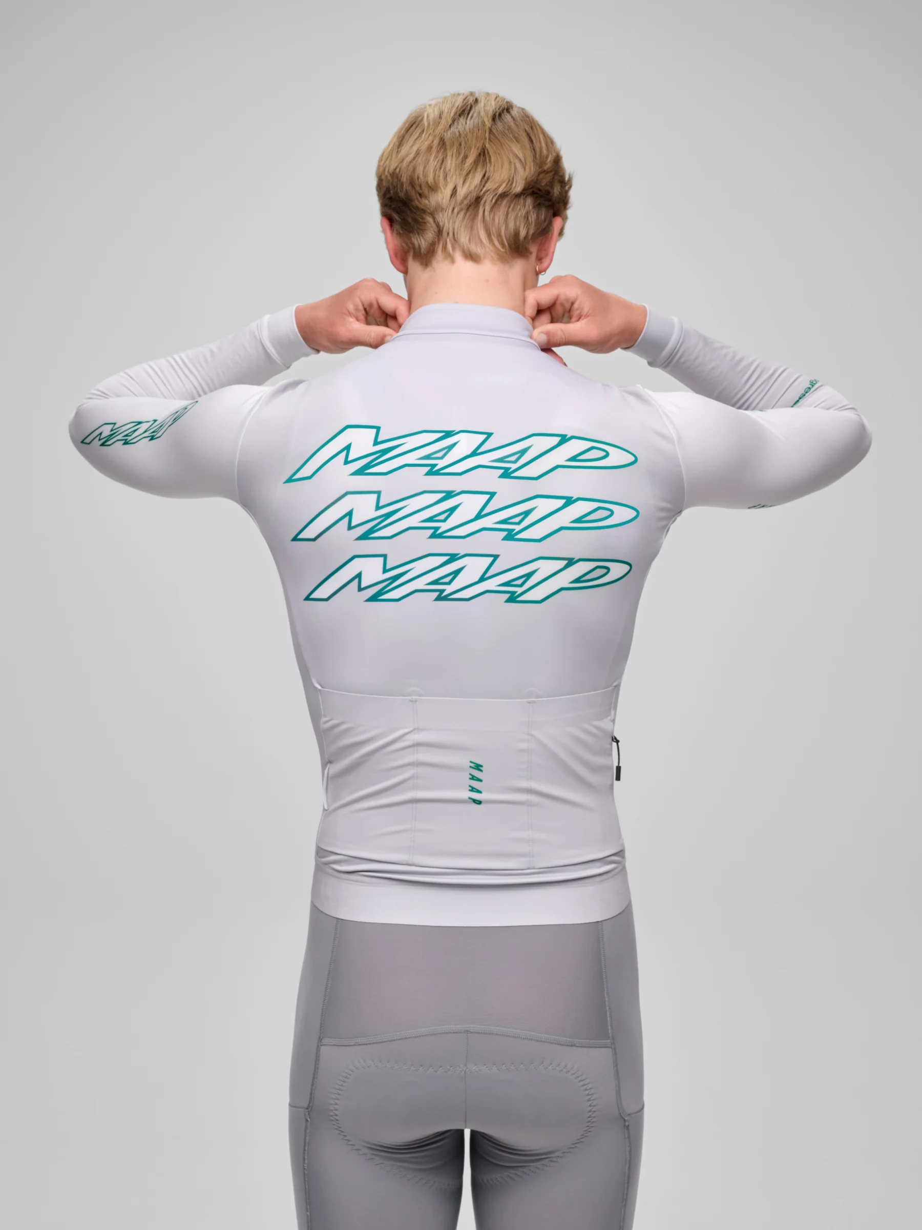 MAAP Pulse Men's Thermal Longsleeve Jersey Flint - Image 5