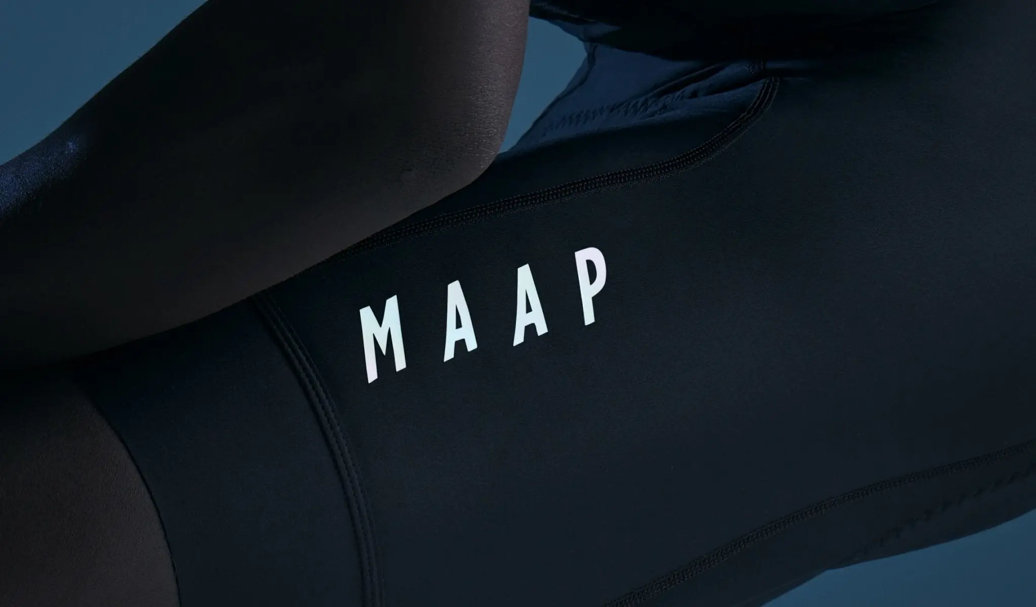 MAAP Team Evo Men's Bib Shorts Black/White - Image 4