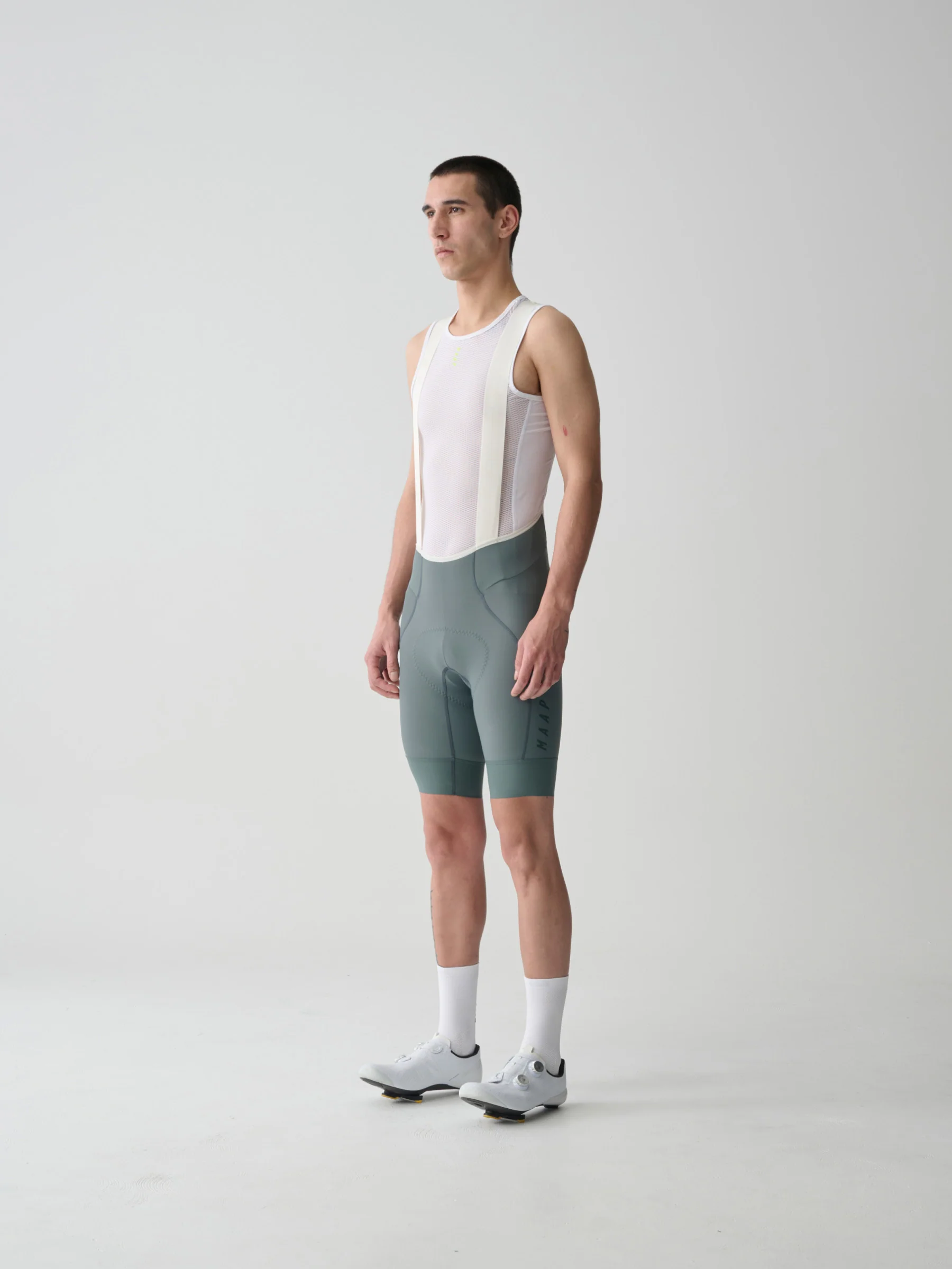 MAAP Team Evo Men's Cargo Bib Shorts Balsam Green - Image 2
