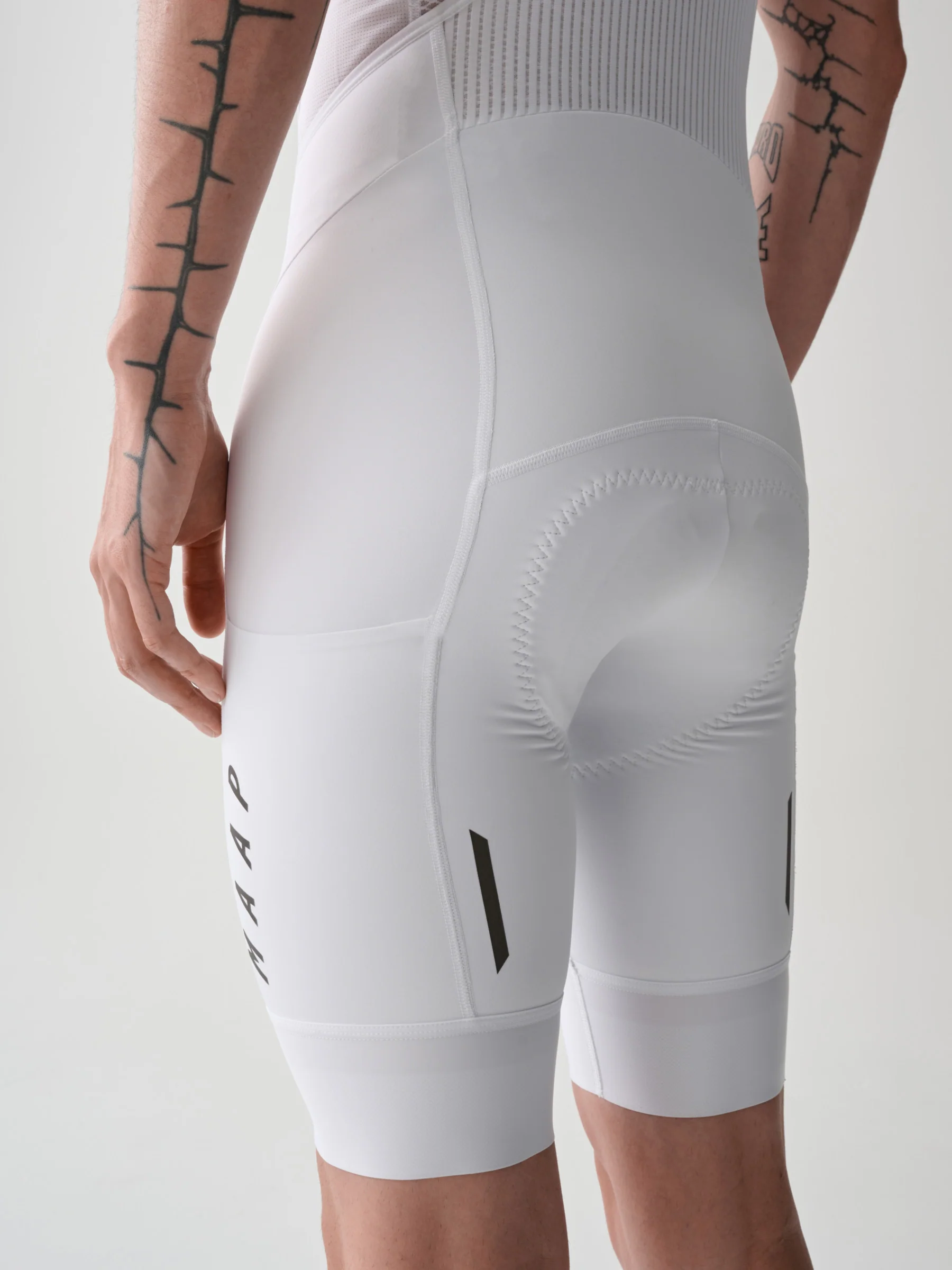 MAAP Team Evo Men's Cargo Bib Shorts White - Image 6