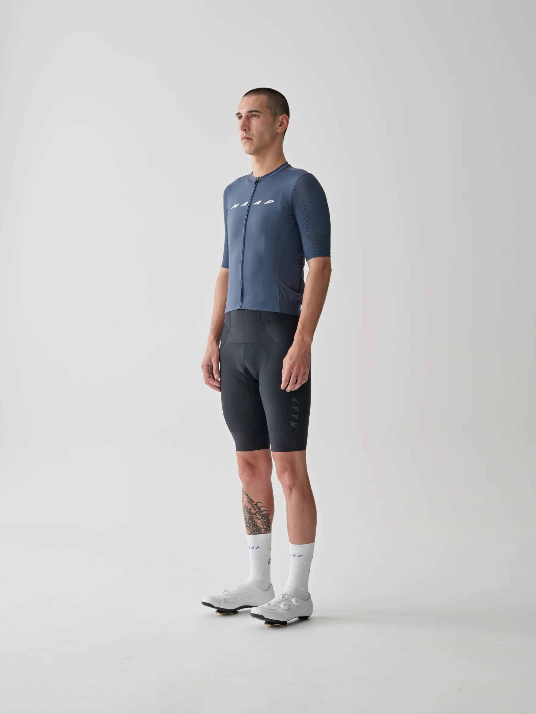 MAAP Team Evo Men's Long Bib Shorts Black - Image 2