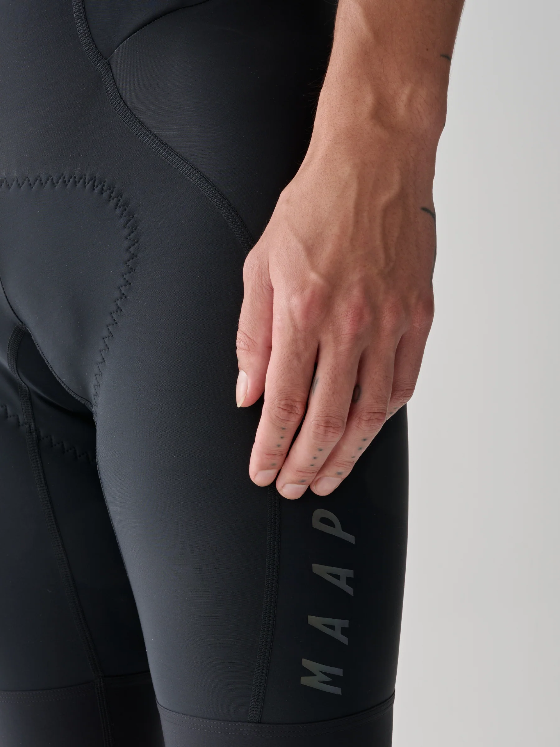 MAAP Team Evo Men's Long Bib Shorts Black - Image 4