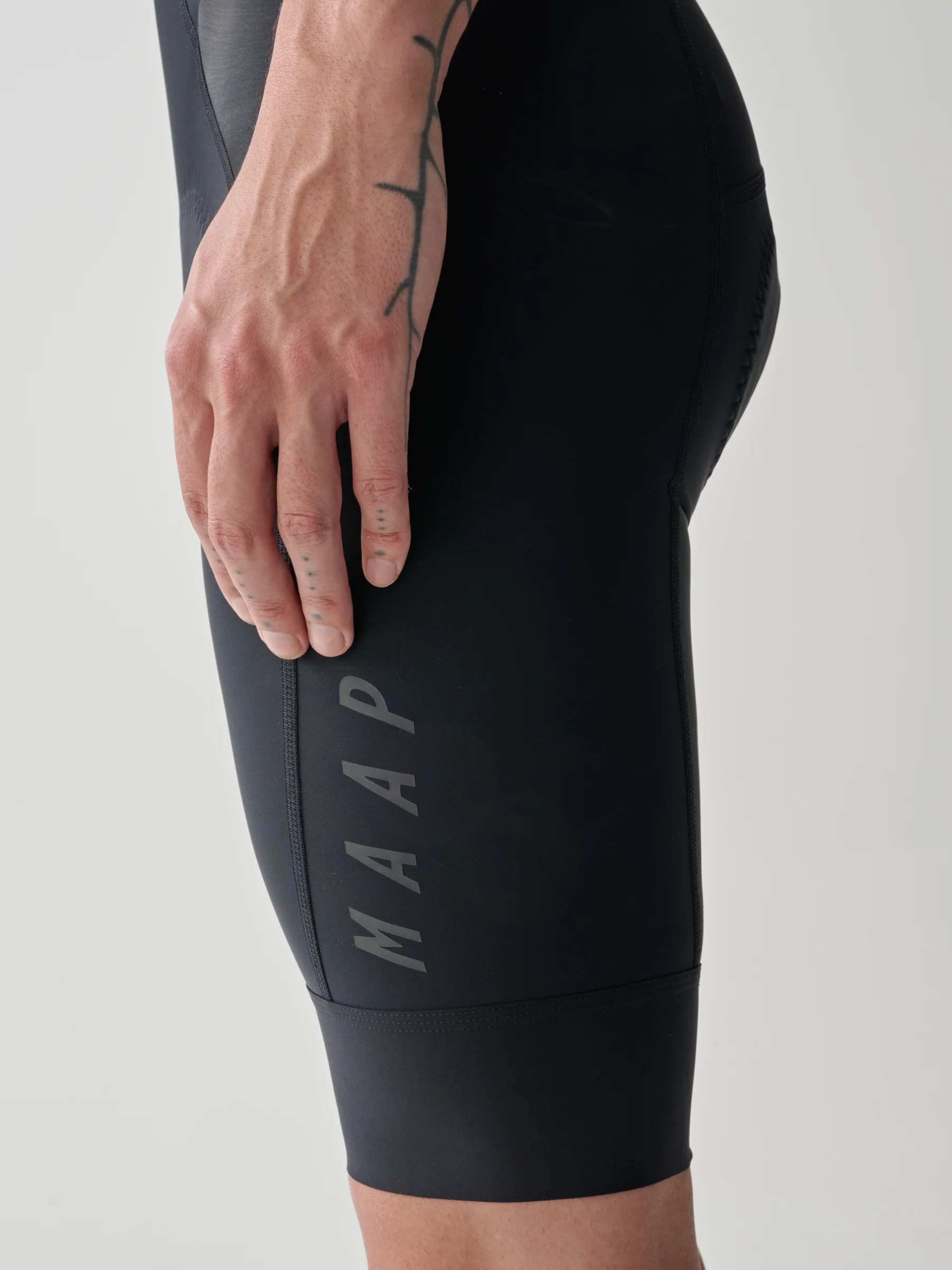 MAAP Team Evo Men's Long Bib Shorts Black - Image 5