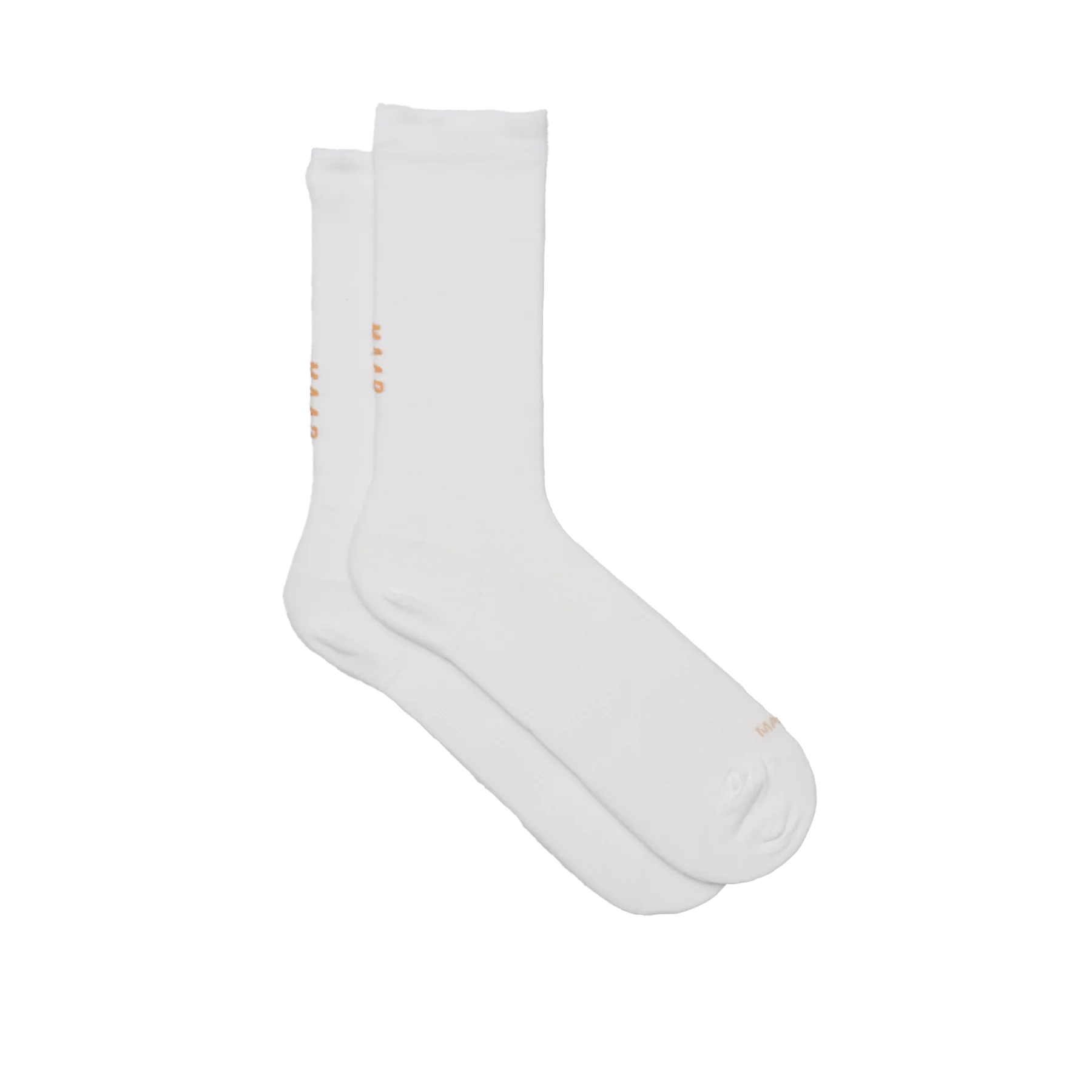 MAAP Team Socks (Long) White/Faded Fluoro Orange