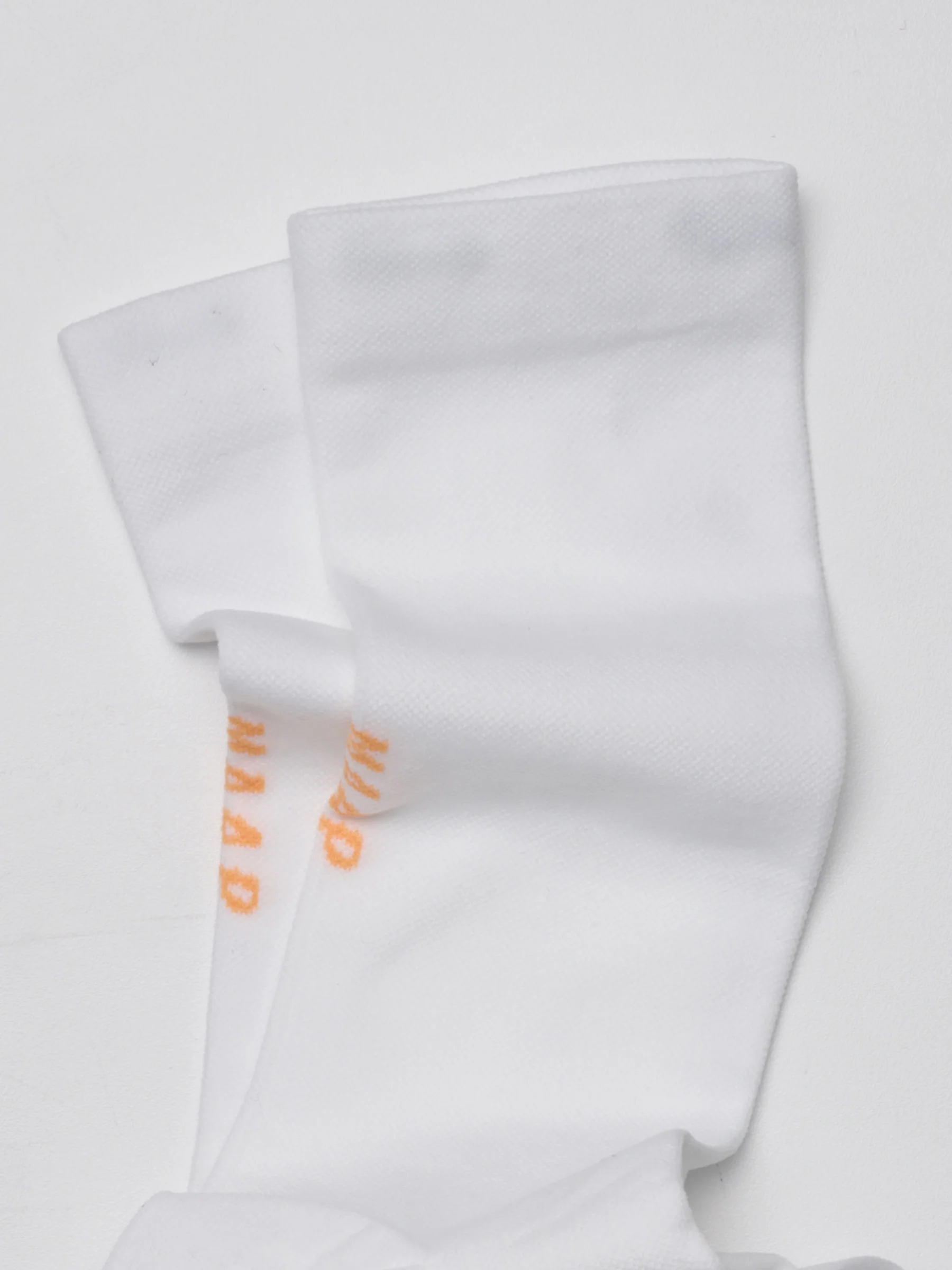 MAAP Team Socks (Long) White/Faded Fluoro Orange - Image 2