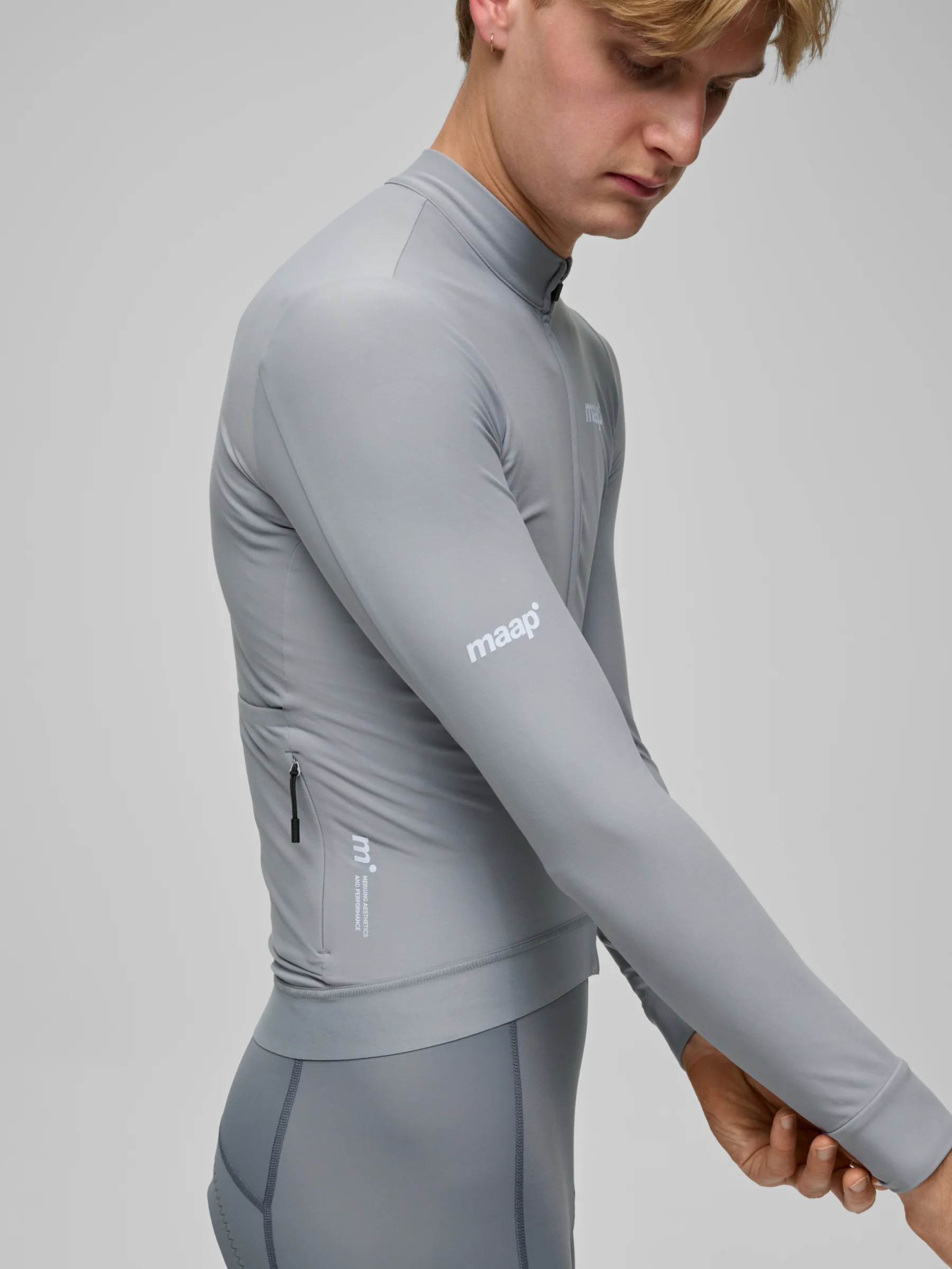 MAAP Training Men's Thermal Longsleeve Jersey 2.0 Trade Winds - Image 6