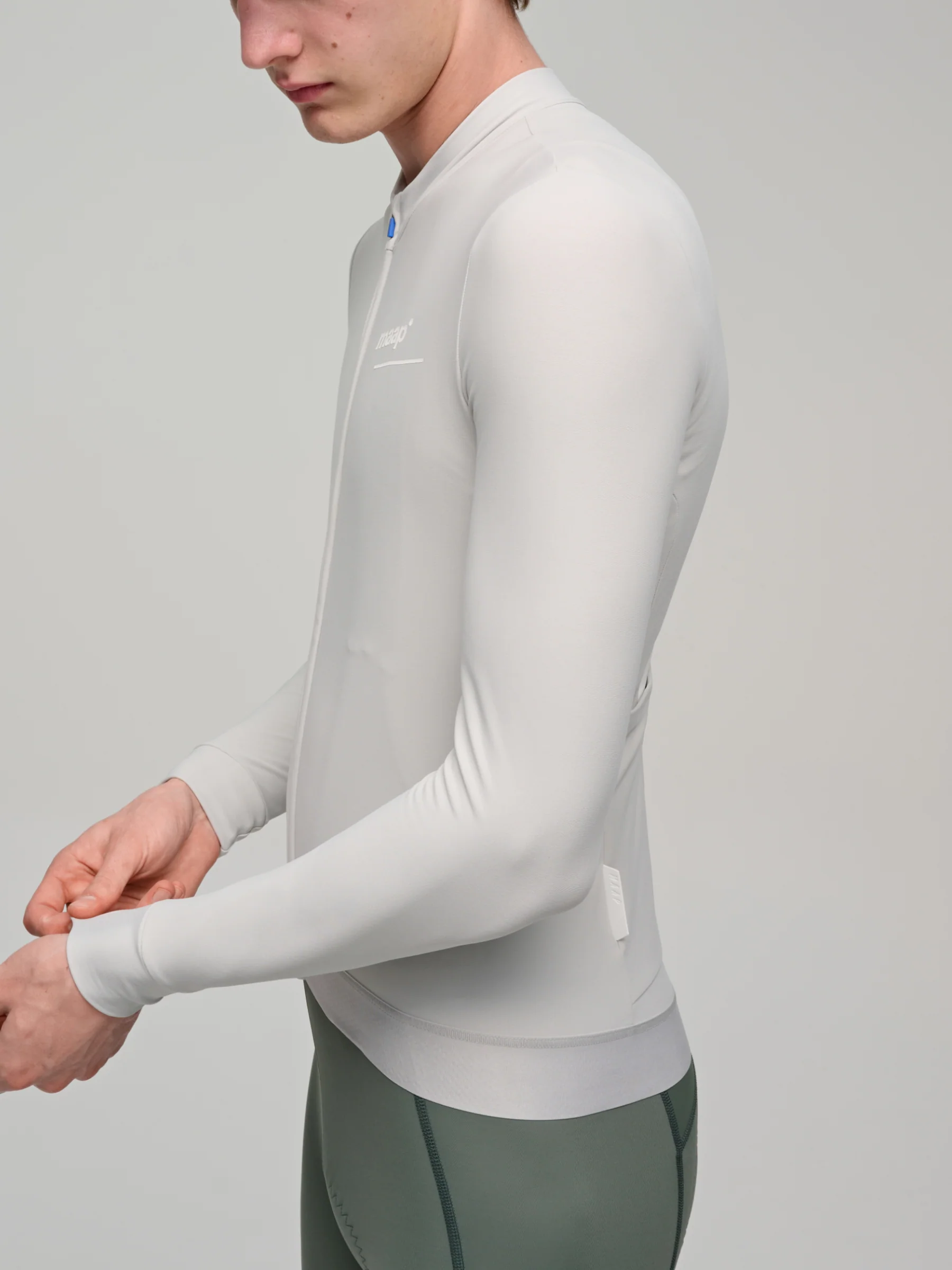 MAAP Training Men's Thermal Longsleeve Jersey Glacier - Image 4