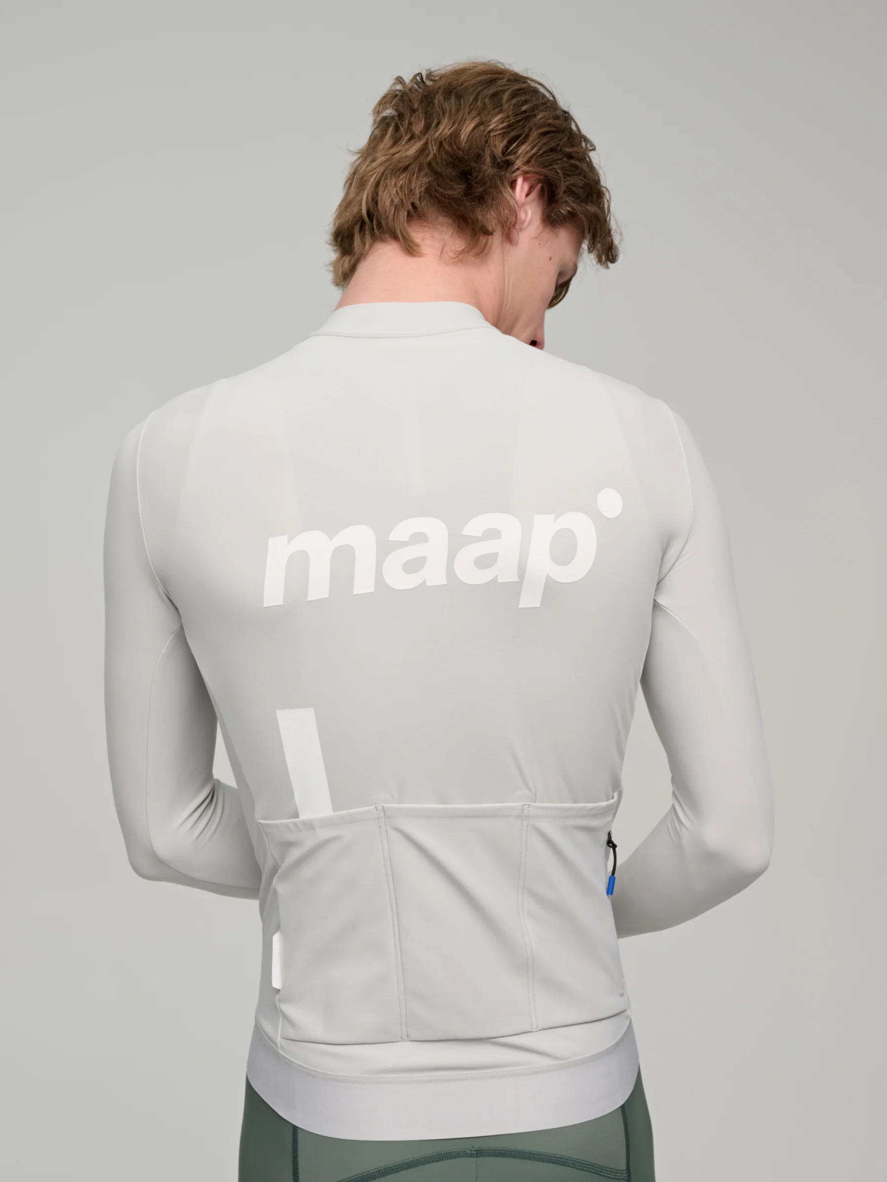 MAAP Training Men's Thermal Longsleeve Jersey Glacier - Image 5