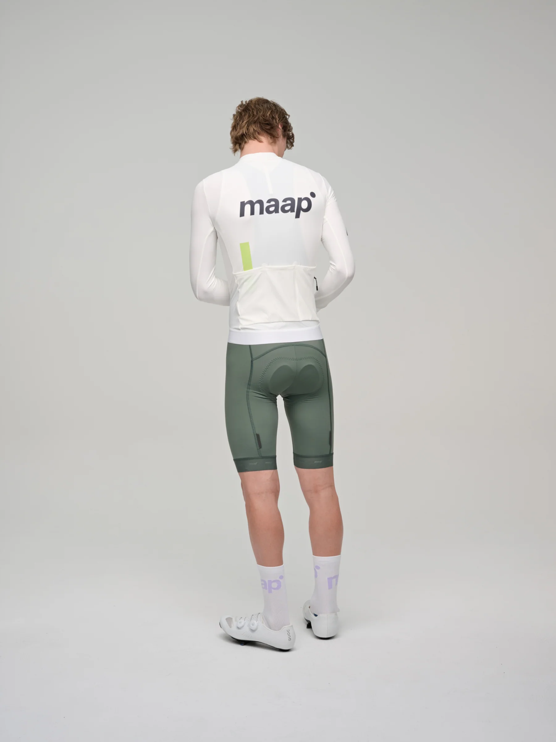 MAAP Training Men's Thermal Longsleeve Jersey White - Image 3