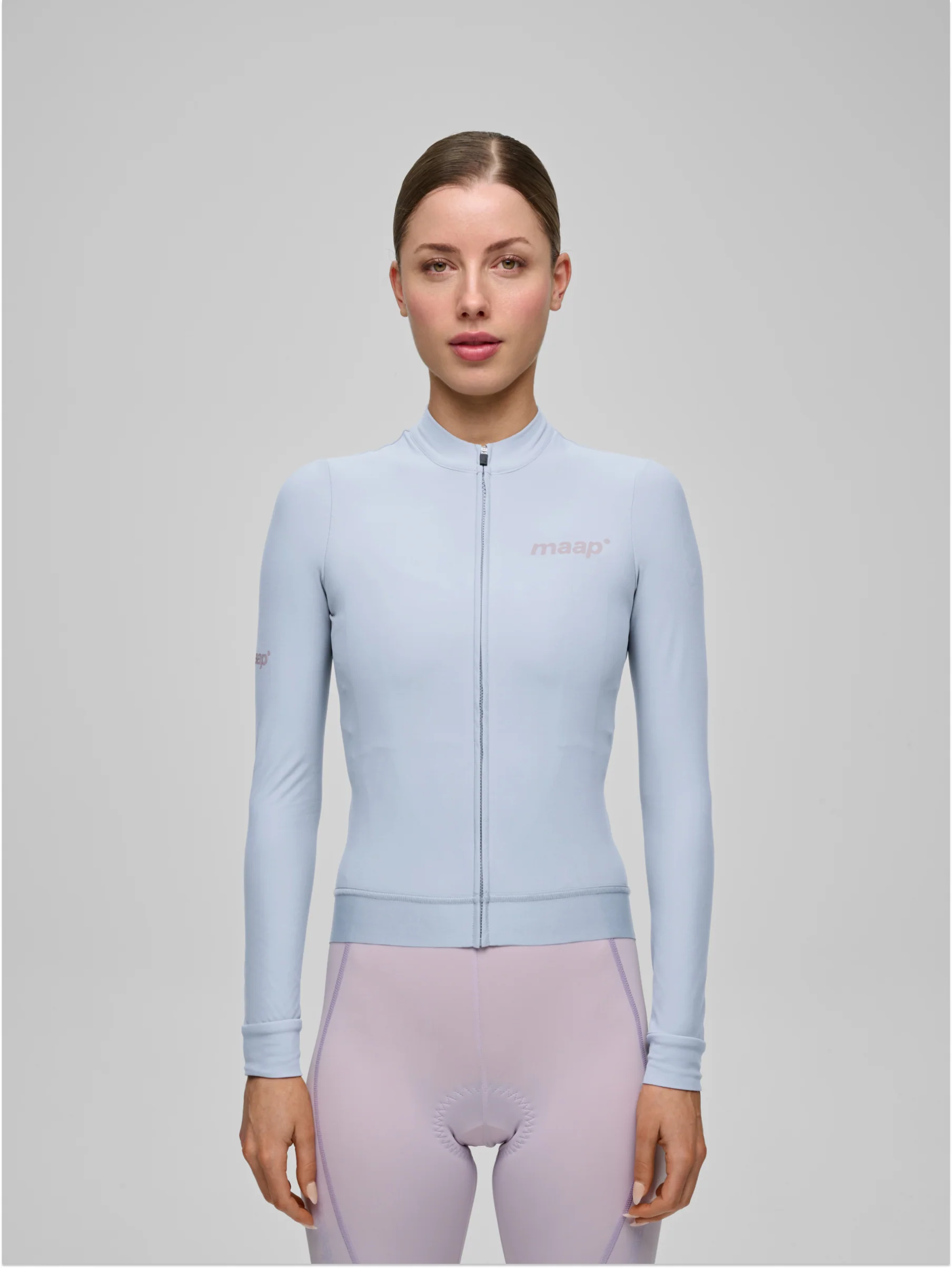 MAAP Training Women's Thermal Longsleeve Jersey 2.0 Blue Finch - Image 2