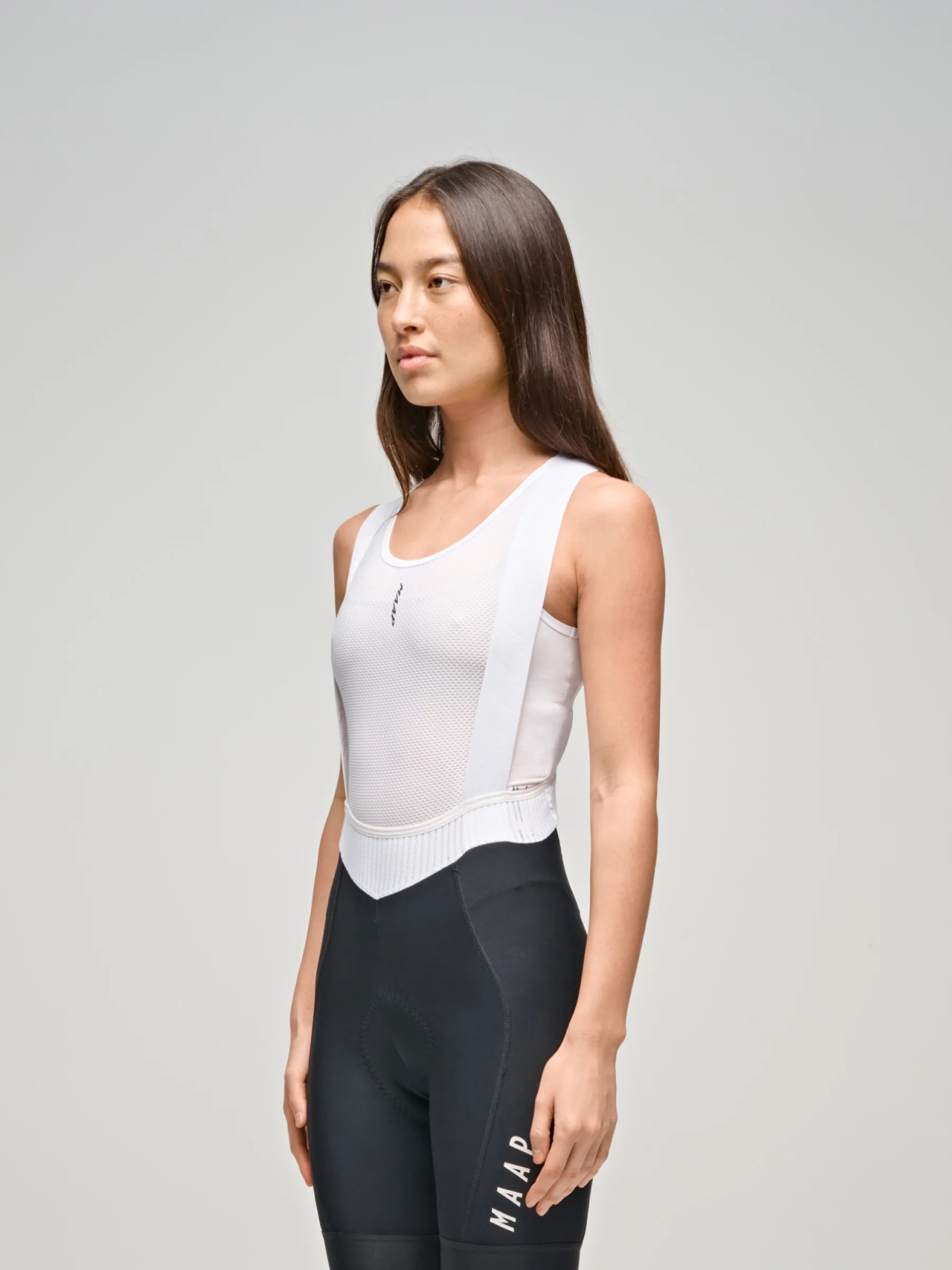 MAAP Women's Team Mid Weight Base Layer White - Image 2
