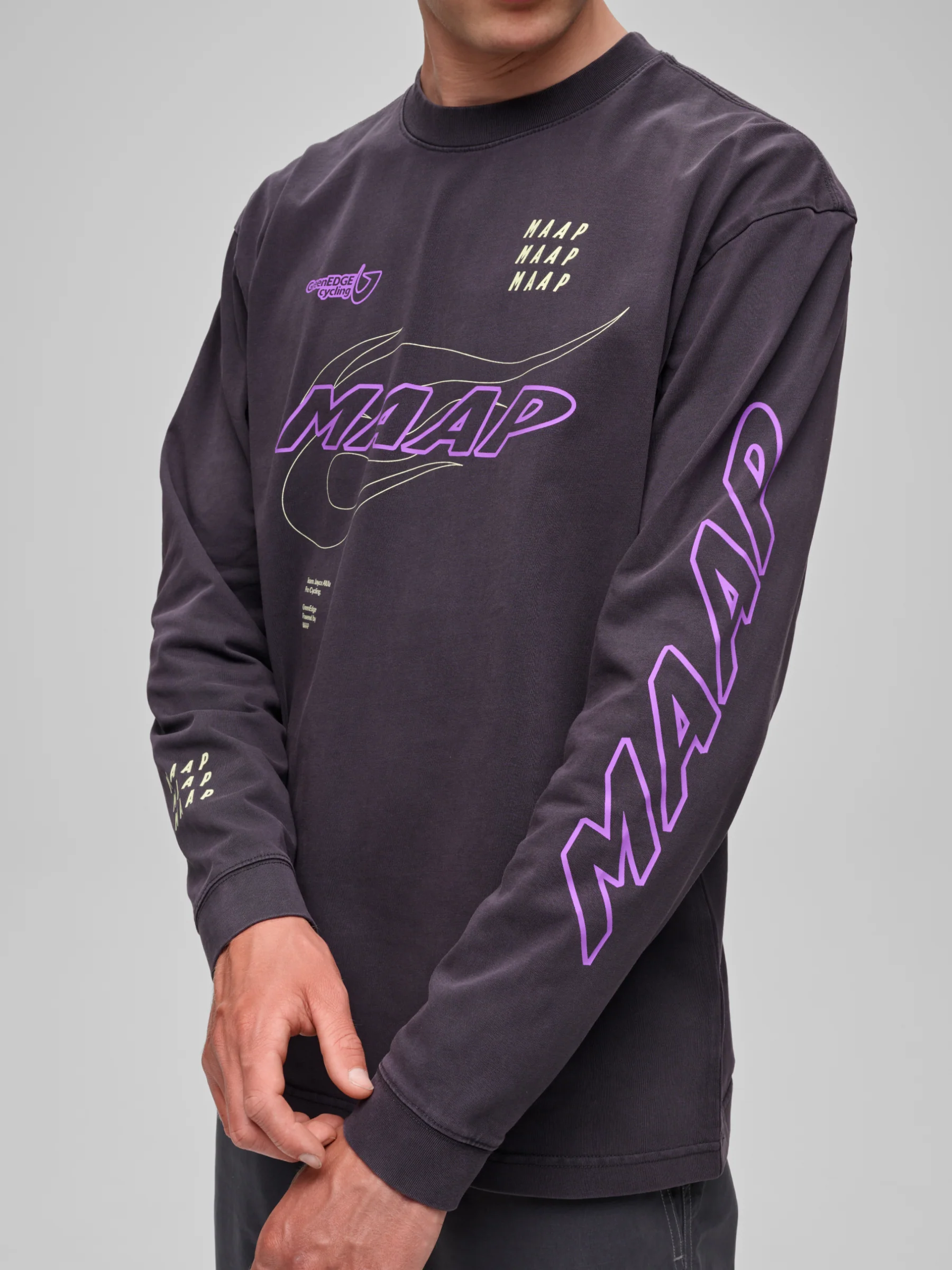 MAAP WorldTour 26 Longsleeve Tee Glow Ink - Image 4