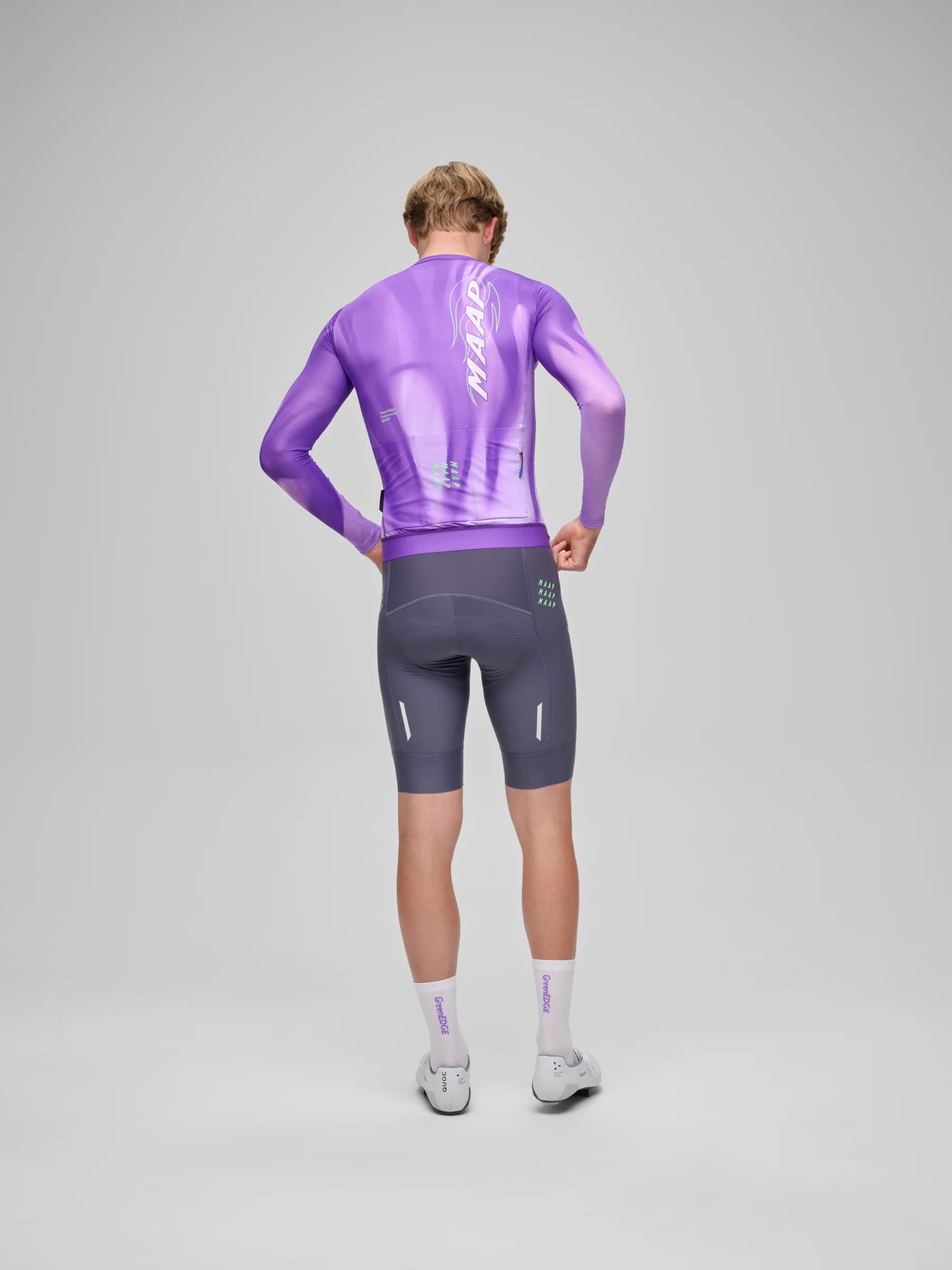 MAAP WorldTour 26 Men's Pro Air Longsleeve Jersey 3.0 Electric Purple - Image 3