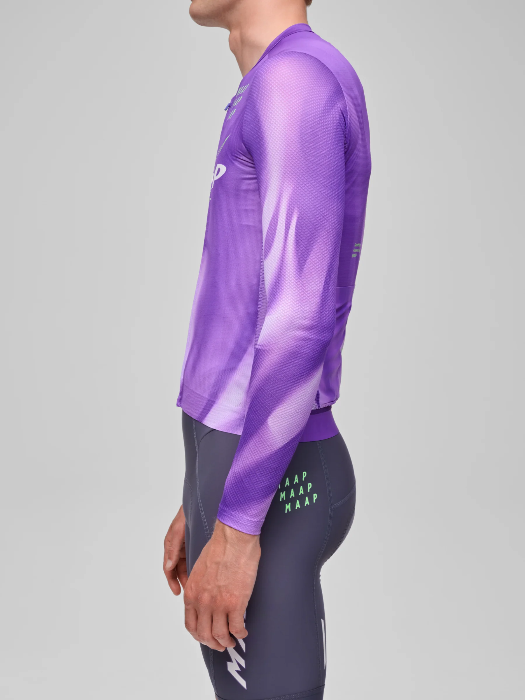 MAAP WorldTour 26 Men's Pro Air Longsleeve Jersey 3.0 Electric Purple - Image 4