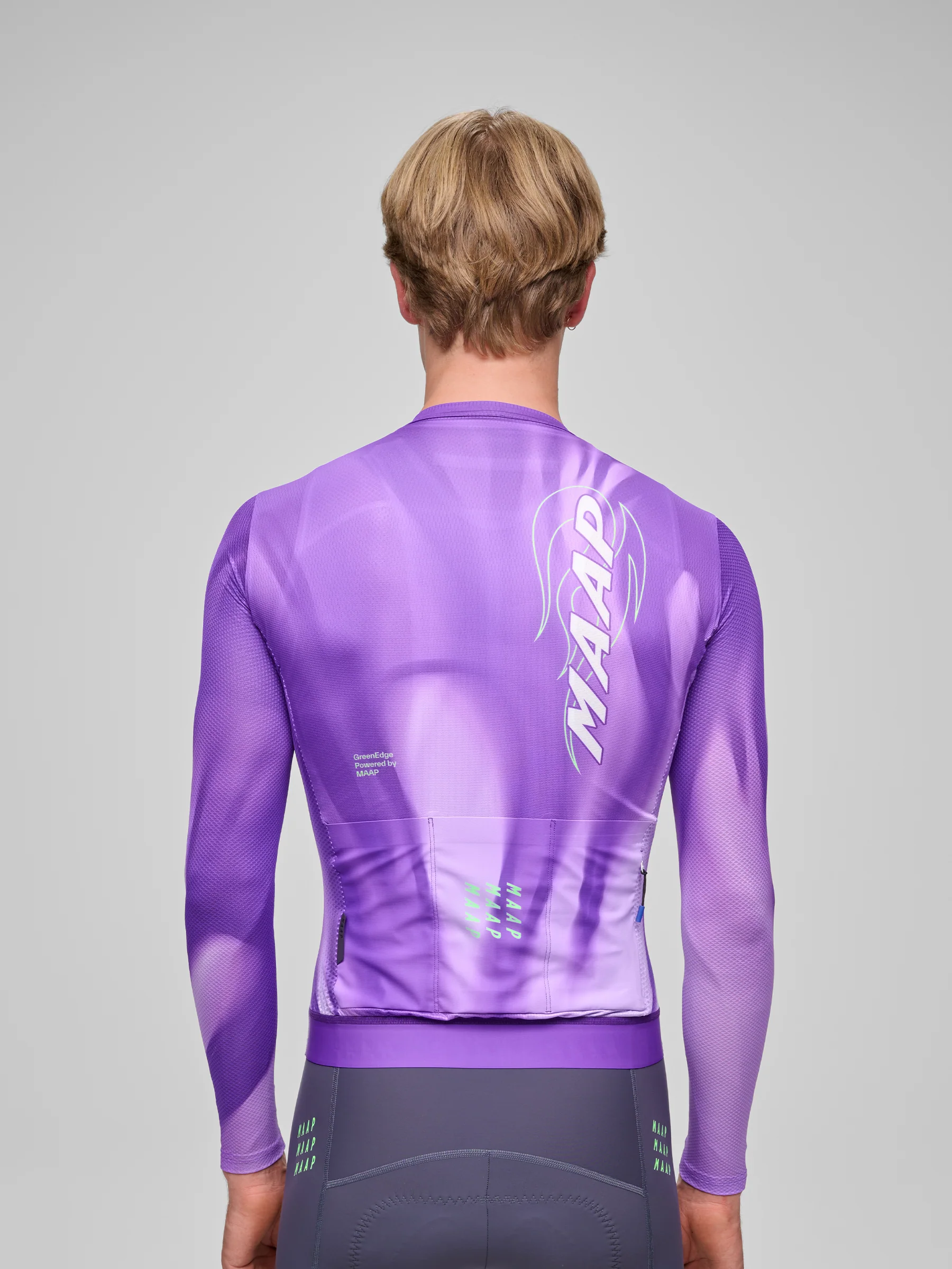 MAAP WorldTour 26 Men's Pro Air Longsleeve Jersey 3.0 Electric Purple - Image 5