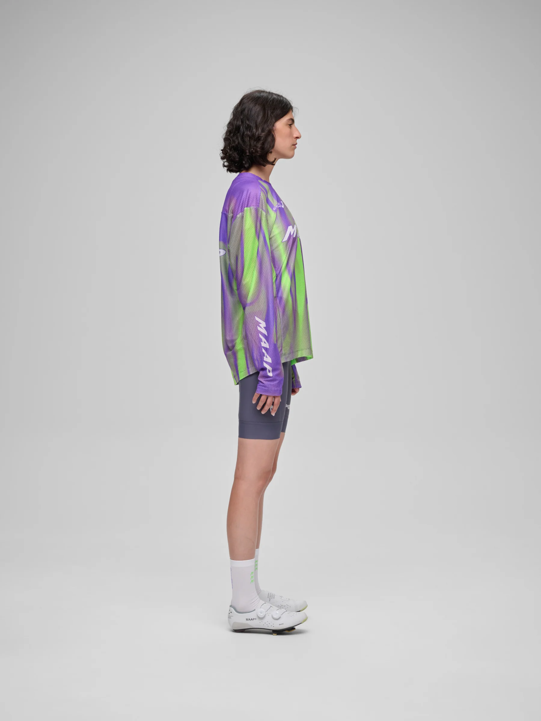 MAAP WorldTour 26 Mesh Longsleeve Tee Blackout Glow - Image 3
