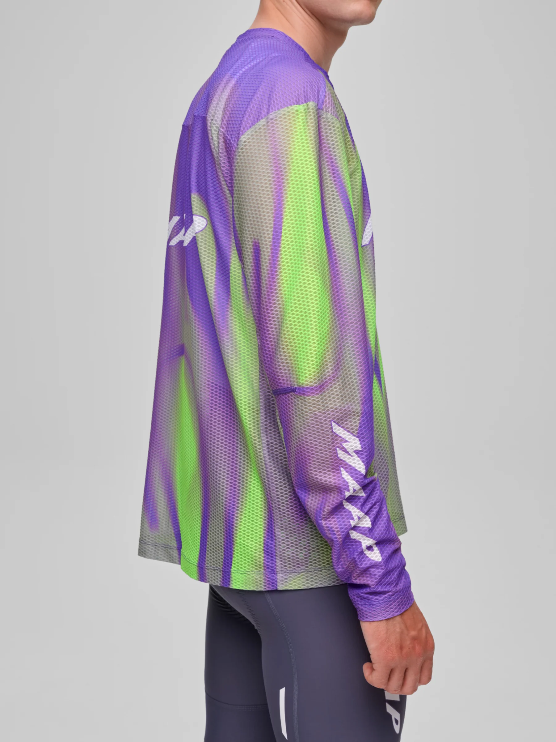 MAAP WorldTour 26 Mesh Longsleeve Tee Blackout Glow - Image 4