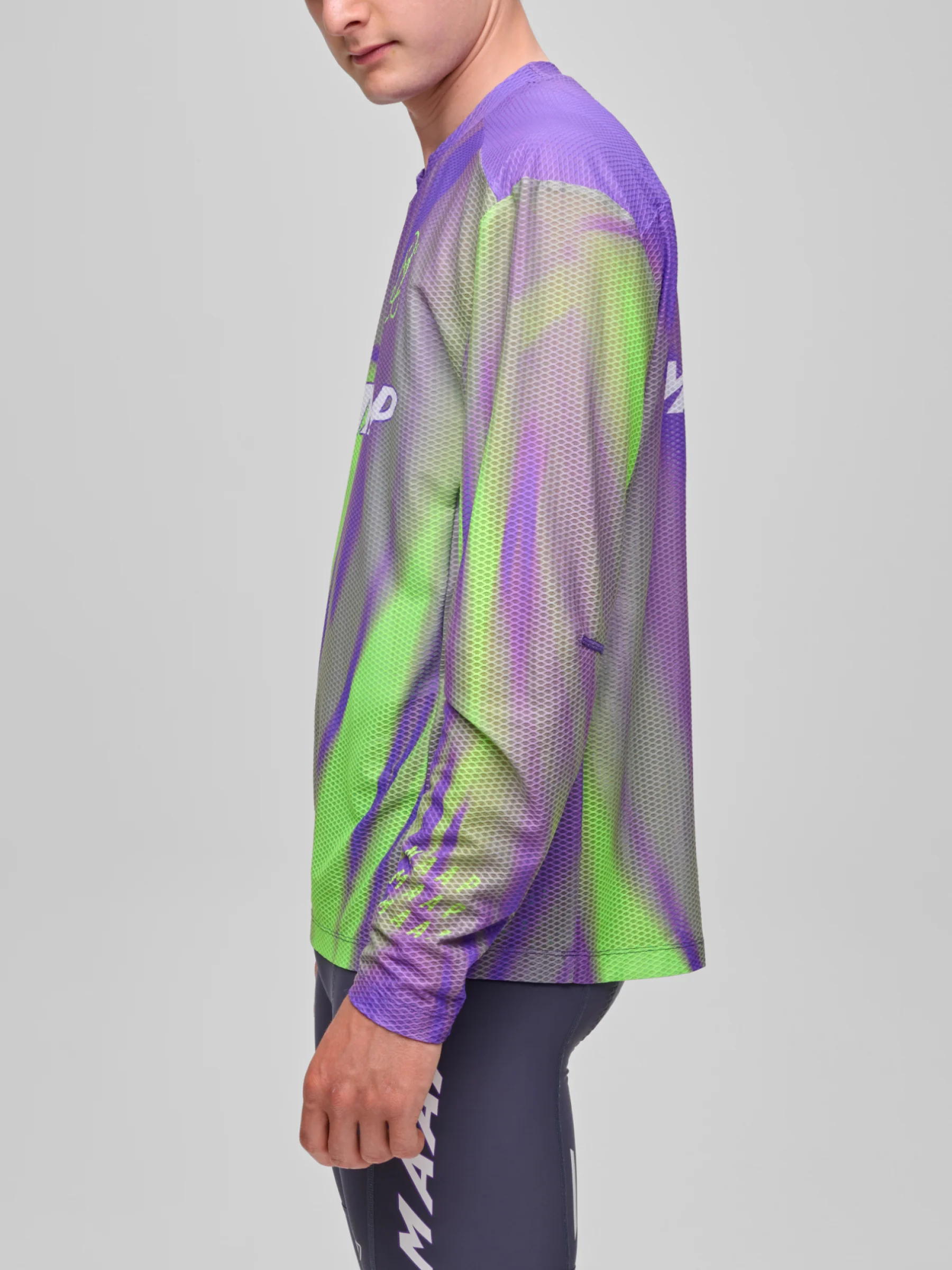 MAAP WorldTour 26 Mesh Longsleeve Tee Blackout Glow - Image 6