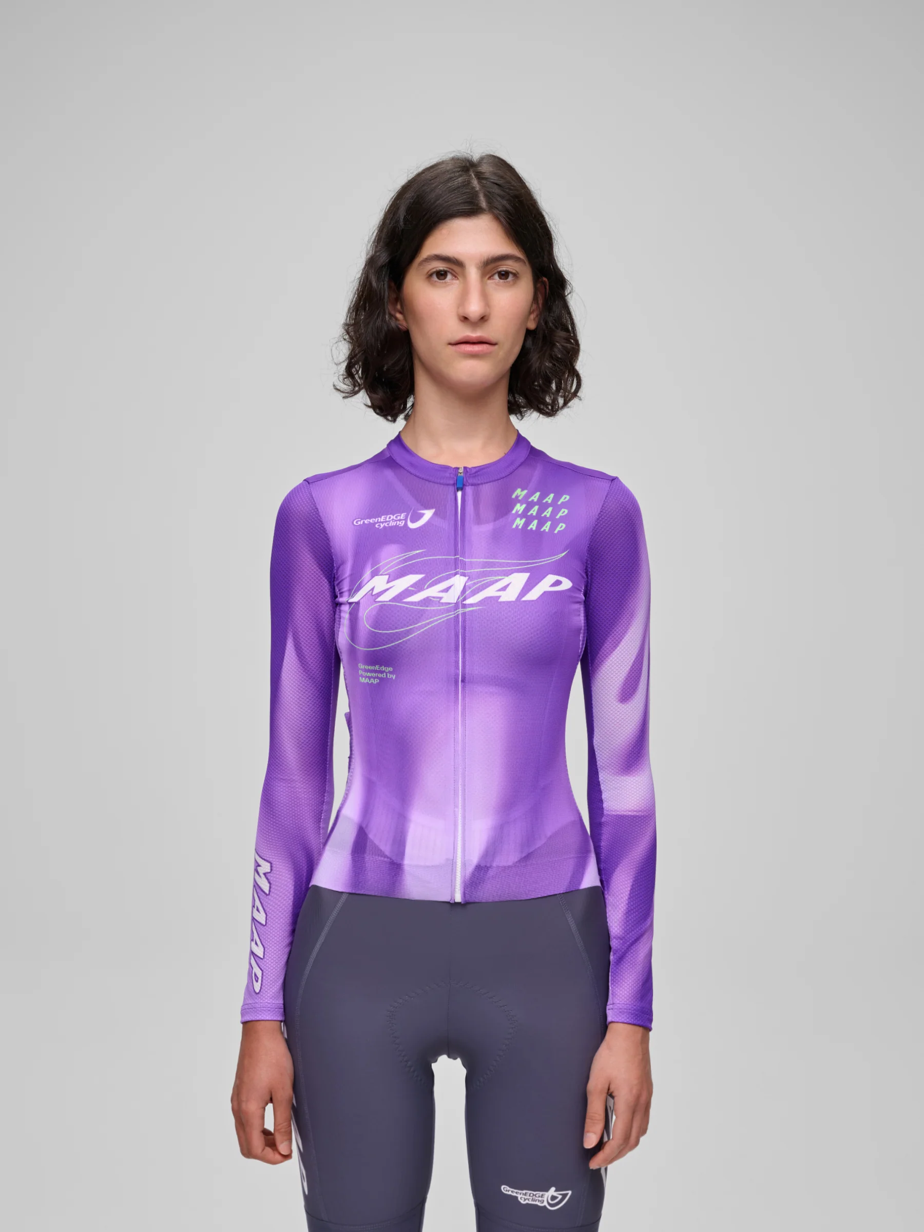 MAAP WorldTour 26 Women's Pro Air Longsleeve Jersey 3.0 Electric Purple - Image 2