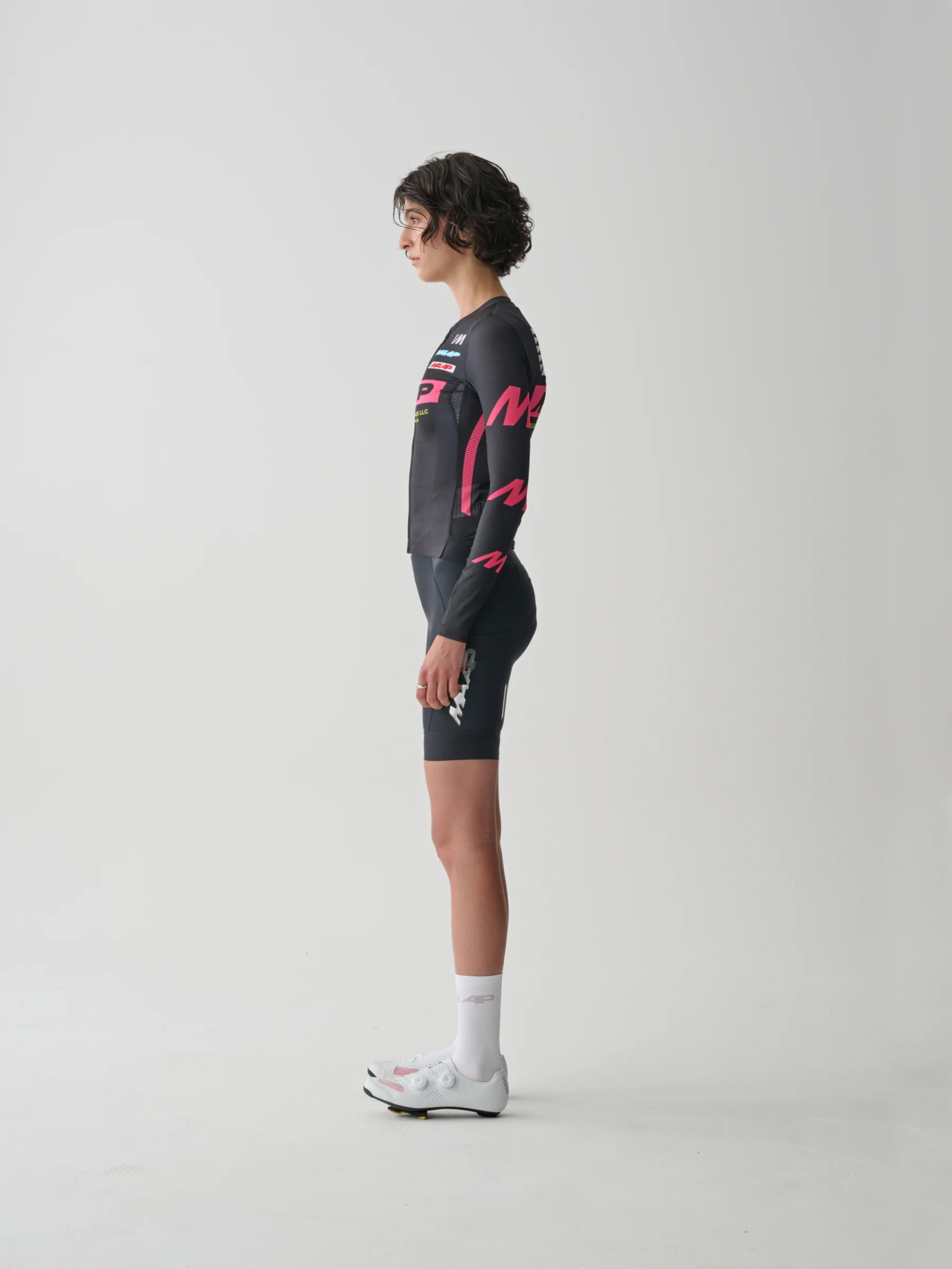 MAAP x Bleach Team Evo Women's Cargo Bib Shorts Black/Chrome - Image 4