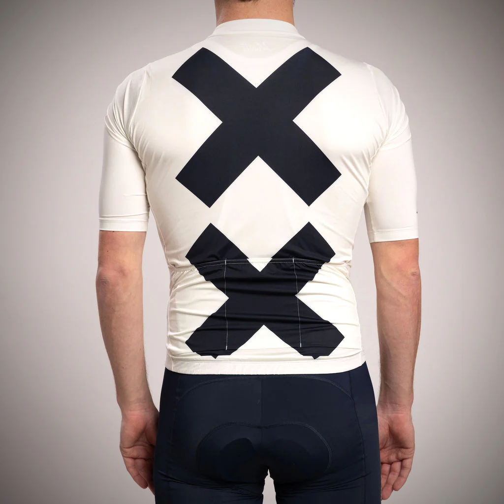Maats Amsterdam Men's Jersey 2.0 Off-White/Navy - Image 2