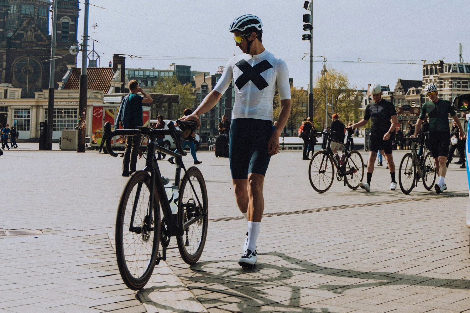 Maats Amsterdam Men's Jersey 2.0 Off-White/Navy - Image 5