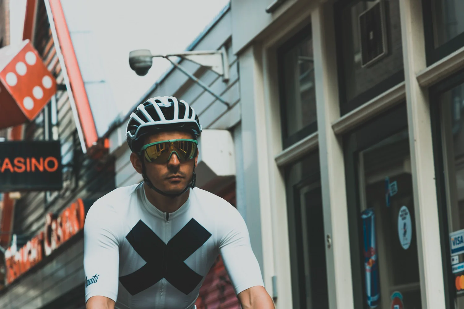 Maats Amsterdam Men's Jersey 2.0 Off-White/Navy - Image 8