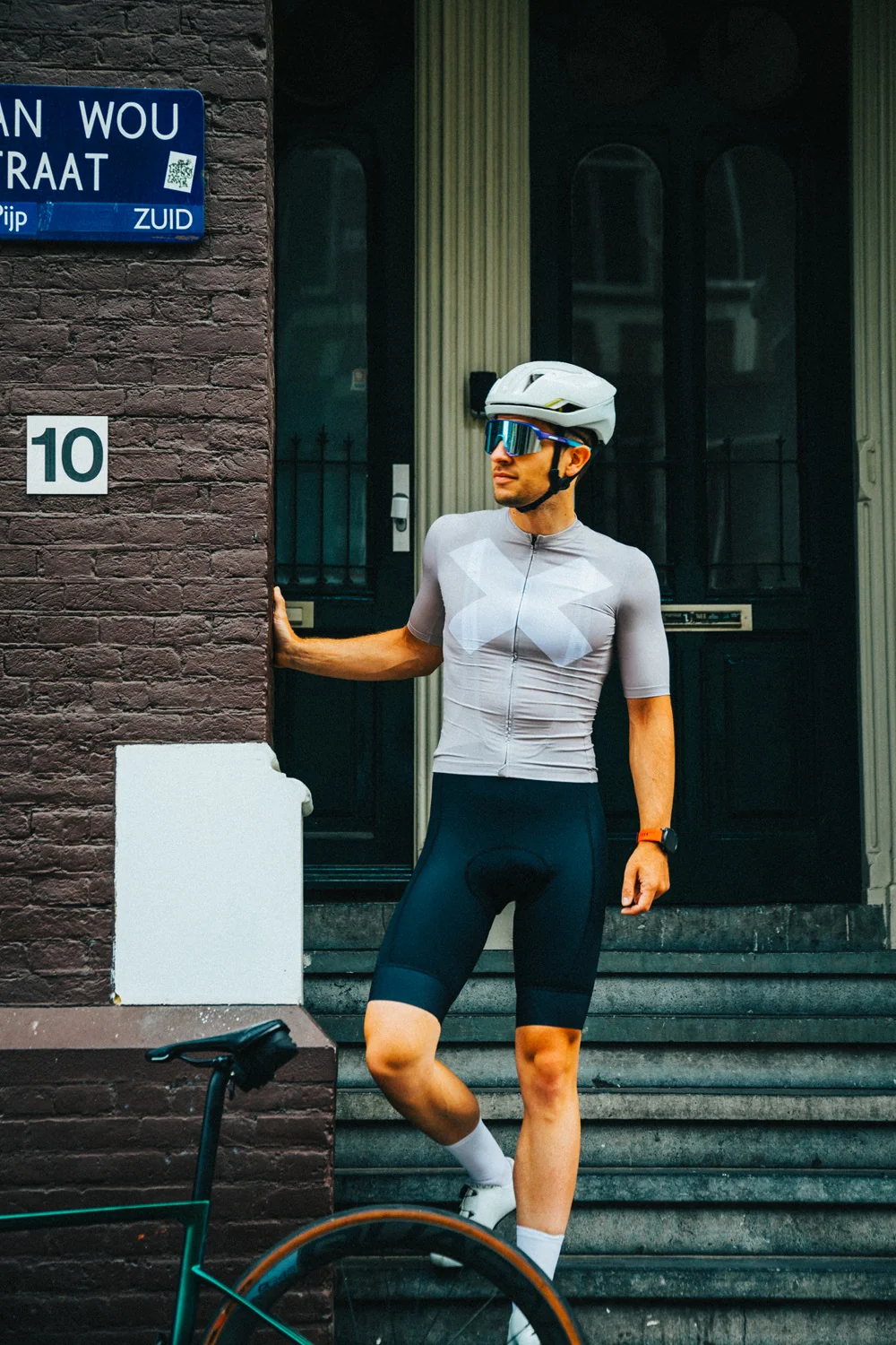 Maats Amsterdam Men's Jersey Beige/White - Image 3