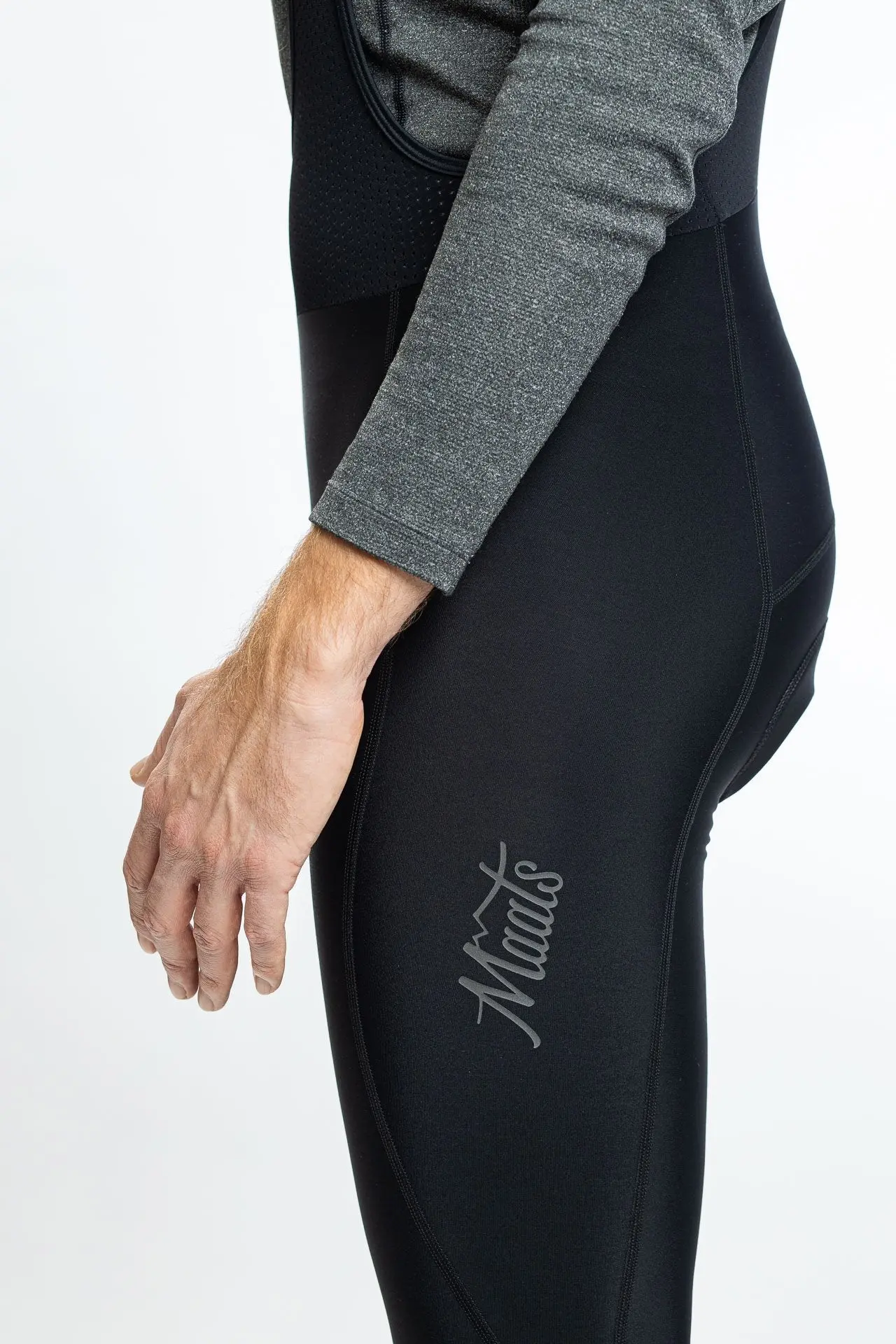 Maats Club Men's Bib Tights Black - Image 5
