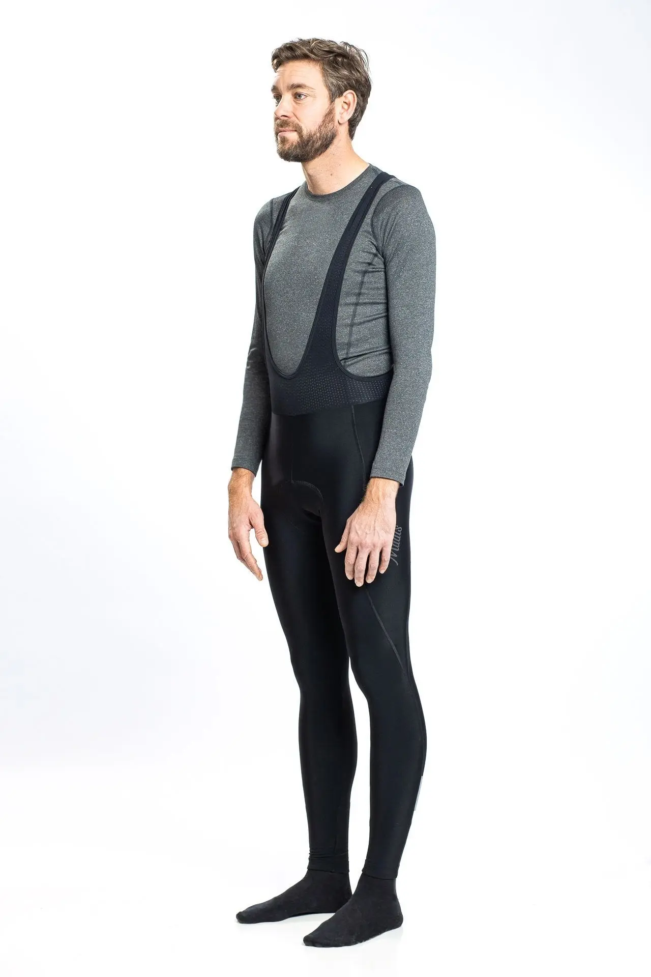 Maats Club Men's Bib Tights Black - Image 6